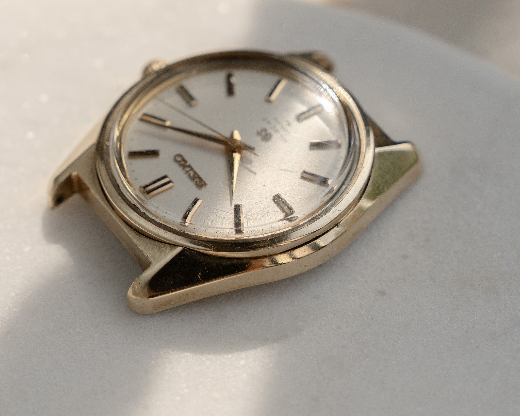 Grand Seiko 4520-8000 hi-beat in cap gold, November 1968