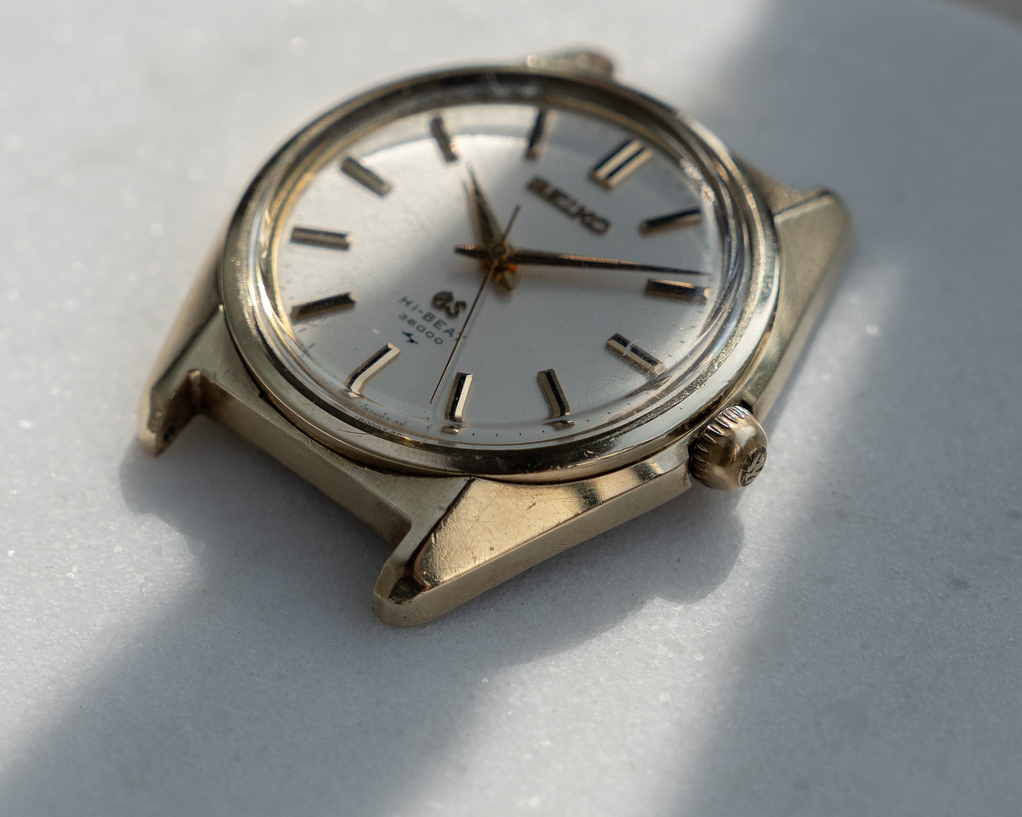 Grand Seiko 4520-8000 hi-beat in cap gold, November 1968