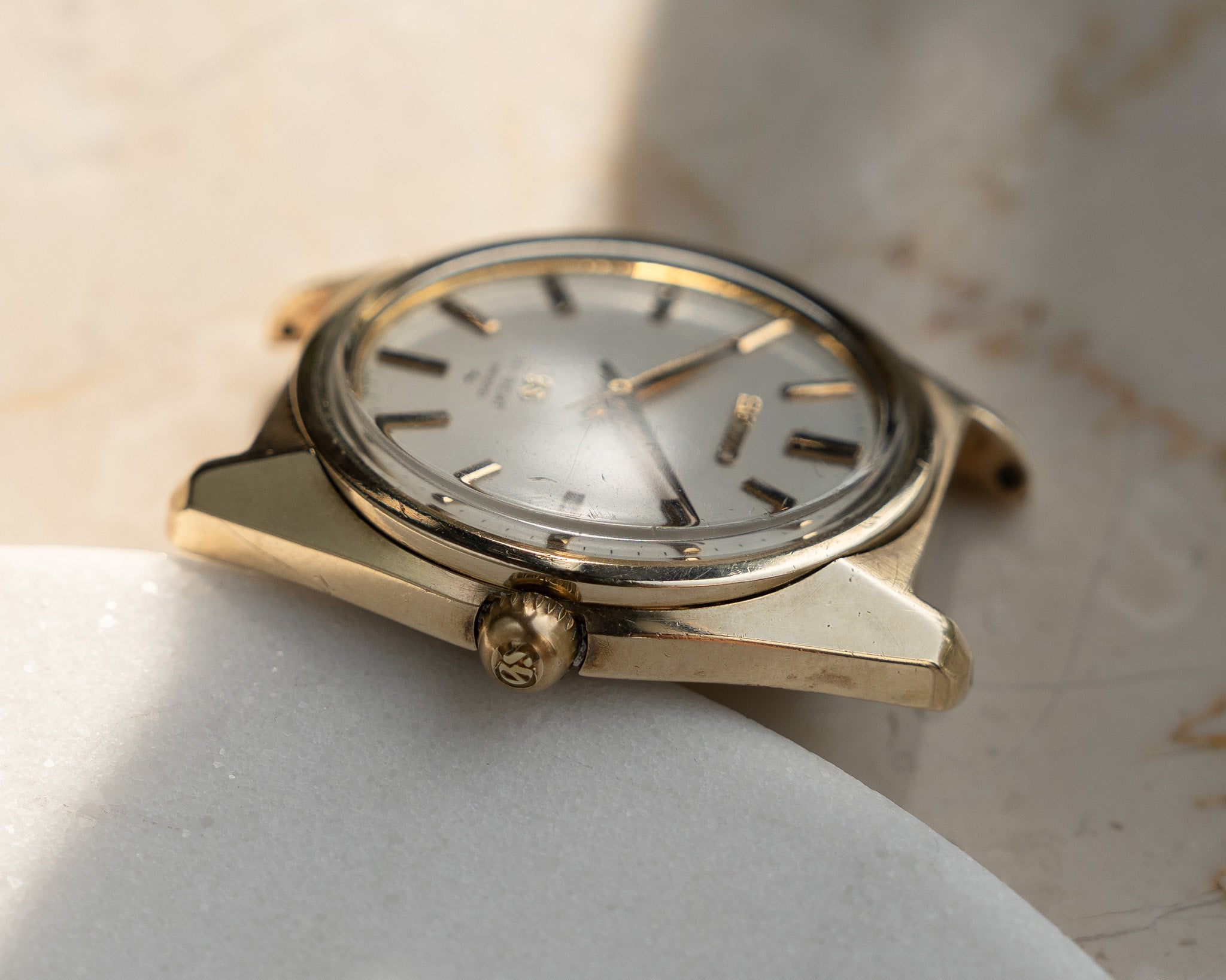Grand Seiko 4520-8000 hi-beat in cap gold, November 1968