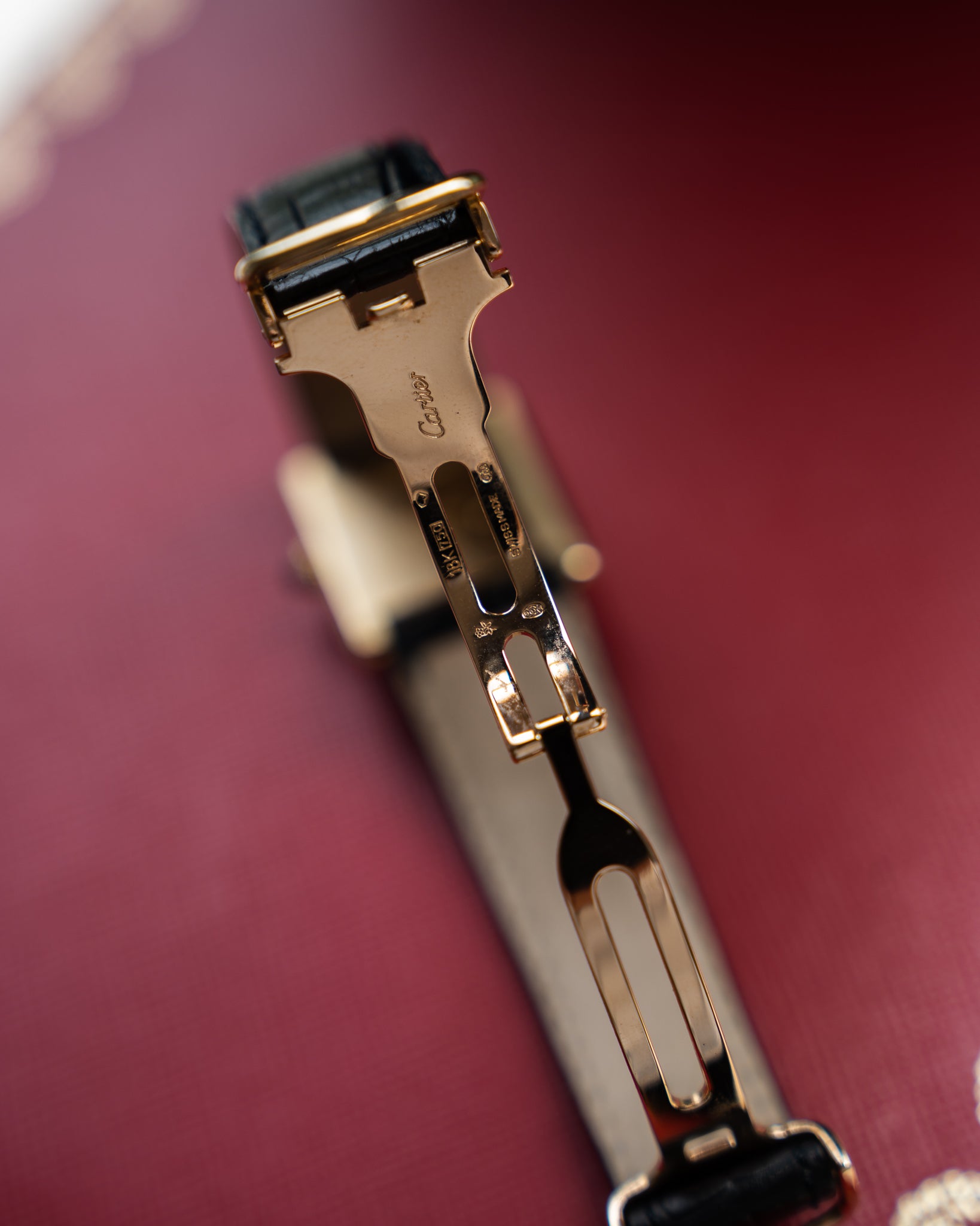 Cartier Tank Louis in YG, CPCP "Collection Prive", full set