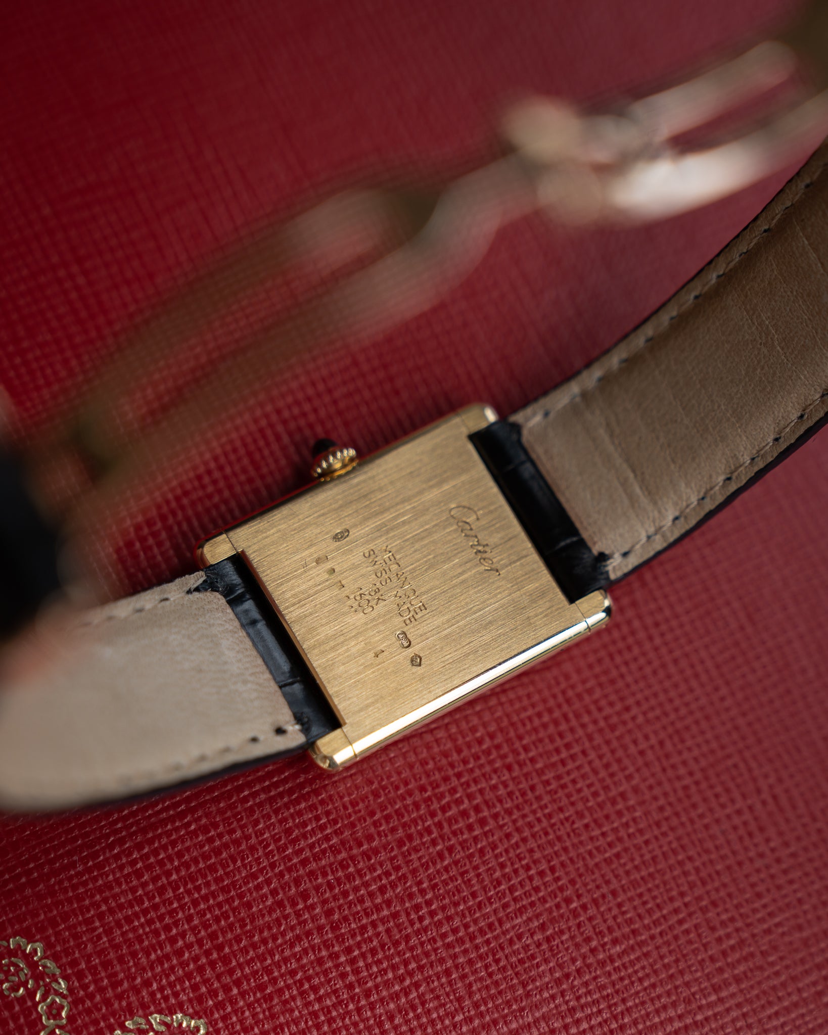 Cartier Tank Louis in YG, CPCP "Collection Prive", full set
