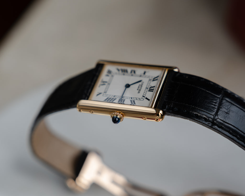 Cartier Tank Louis in YG, CPCP "Collection Prive", full set