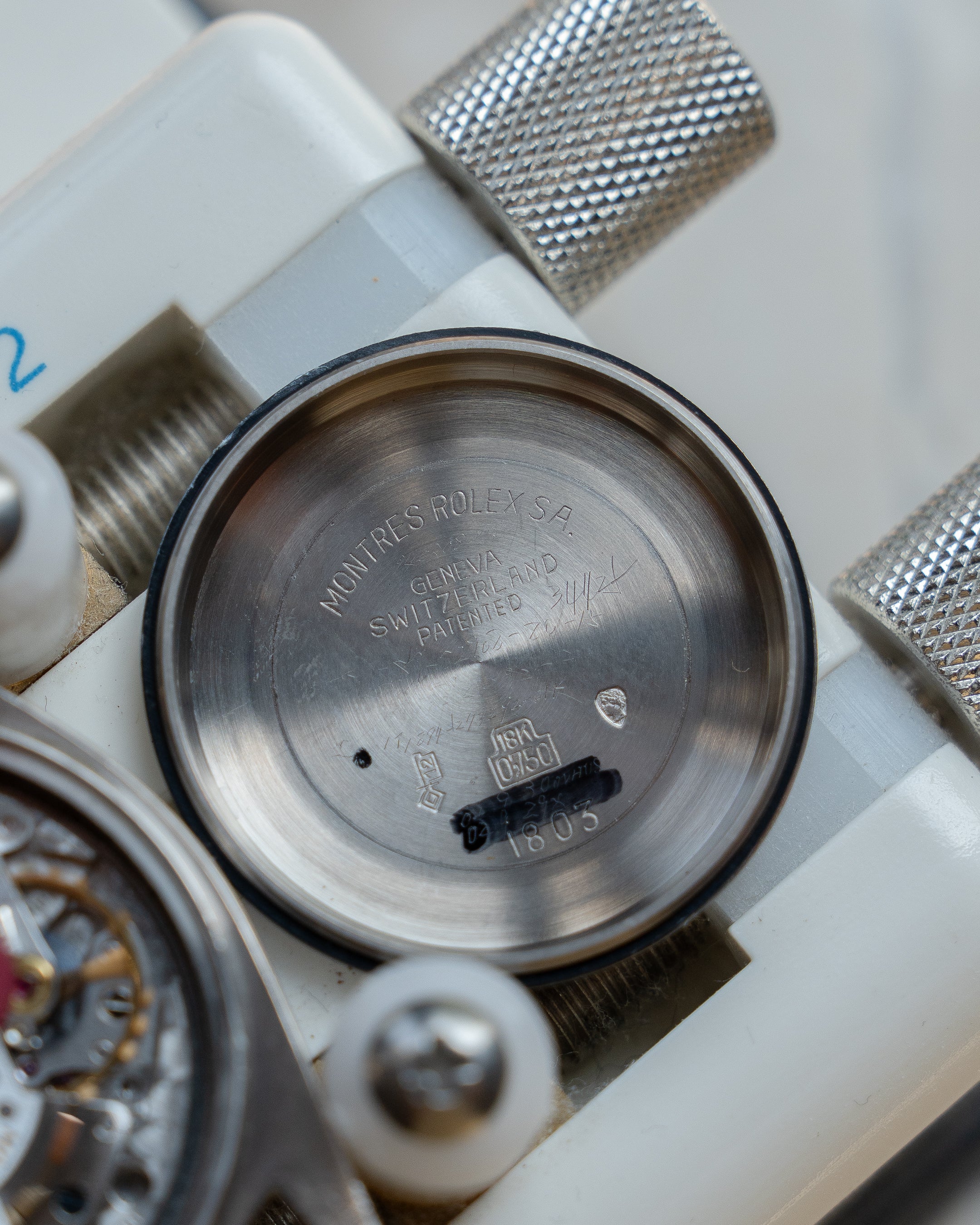 Rolex Day-Date in White Gold ref 1803 non lume Silver Dial from 1974