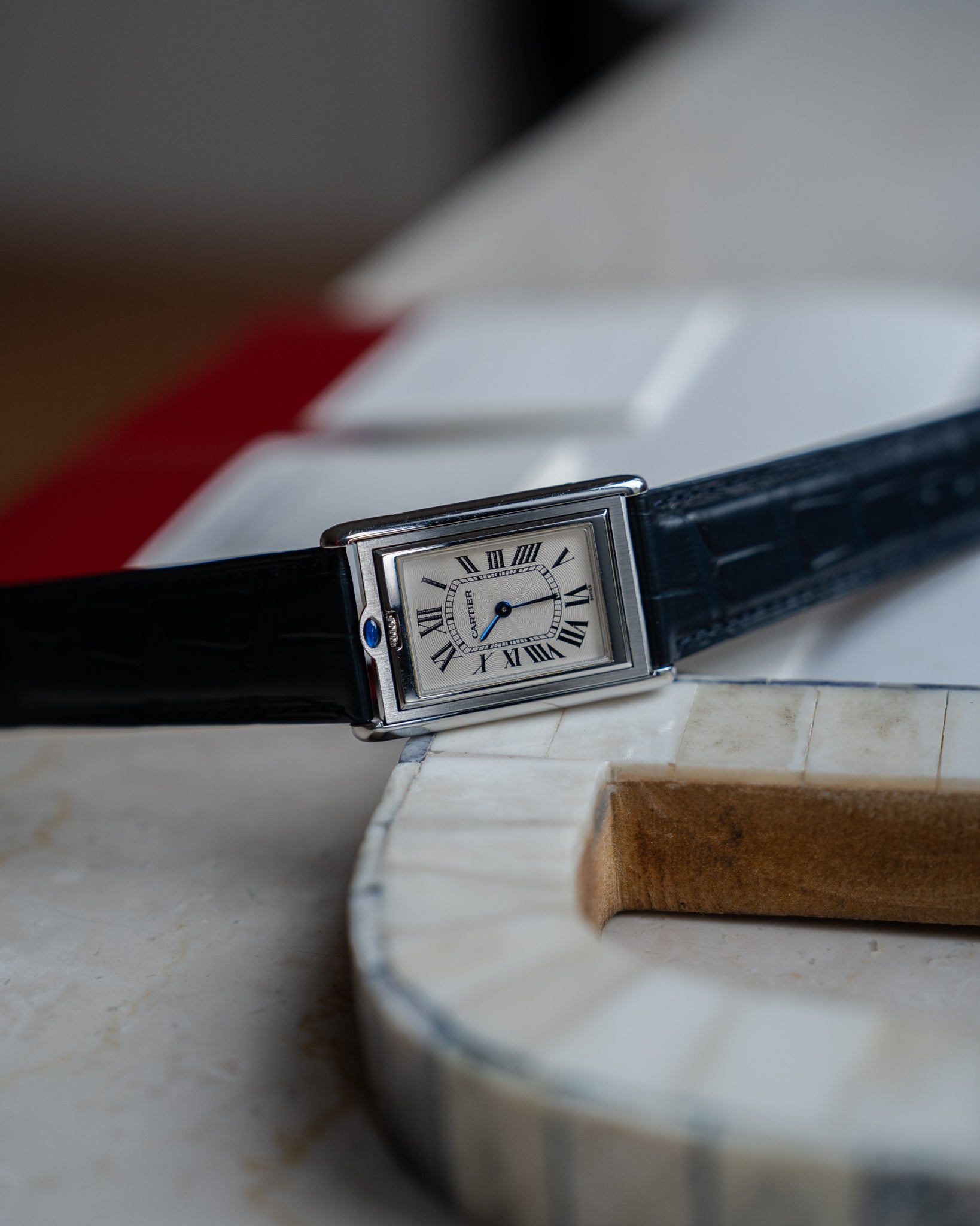 Cartier Tank Basculante ref. 2390 Mechanique, Full Set