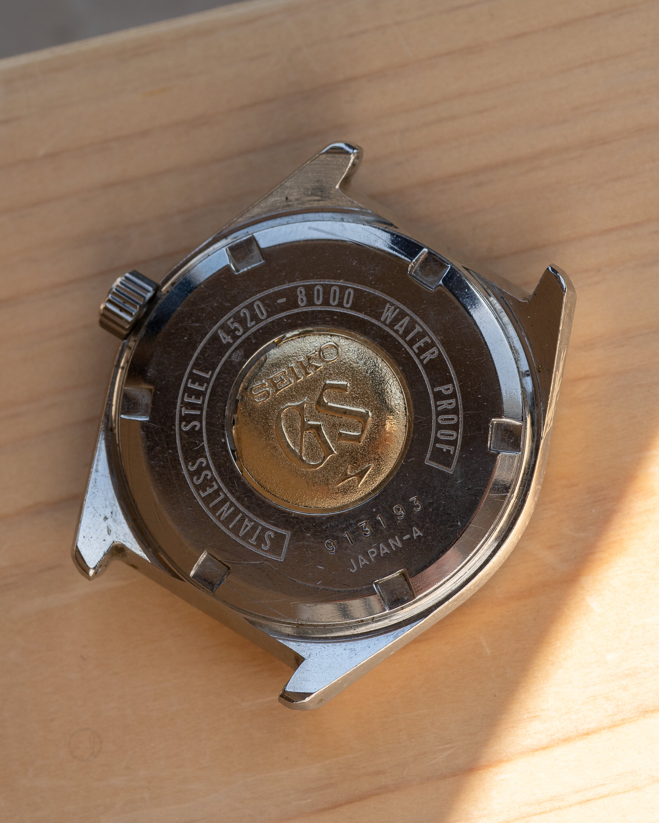 Grand Seiko 4520-8000 hibeat in steel from 1969 January