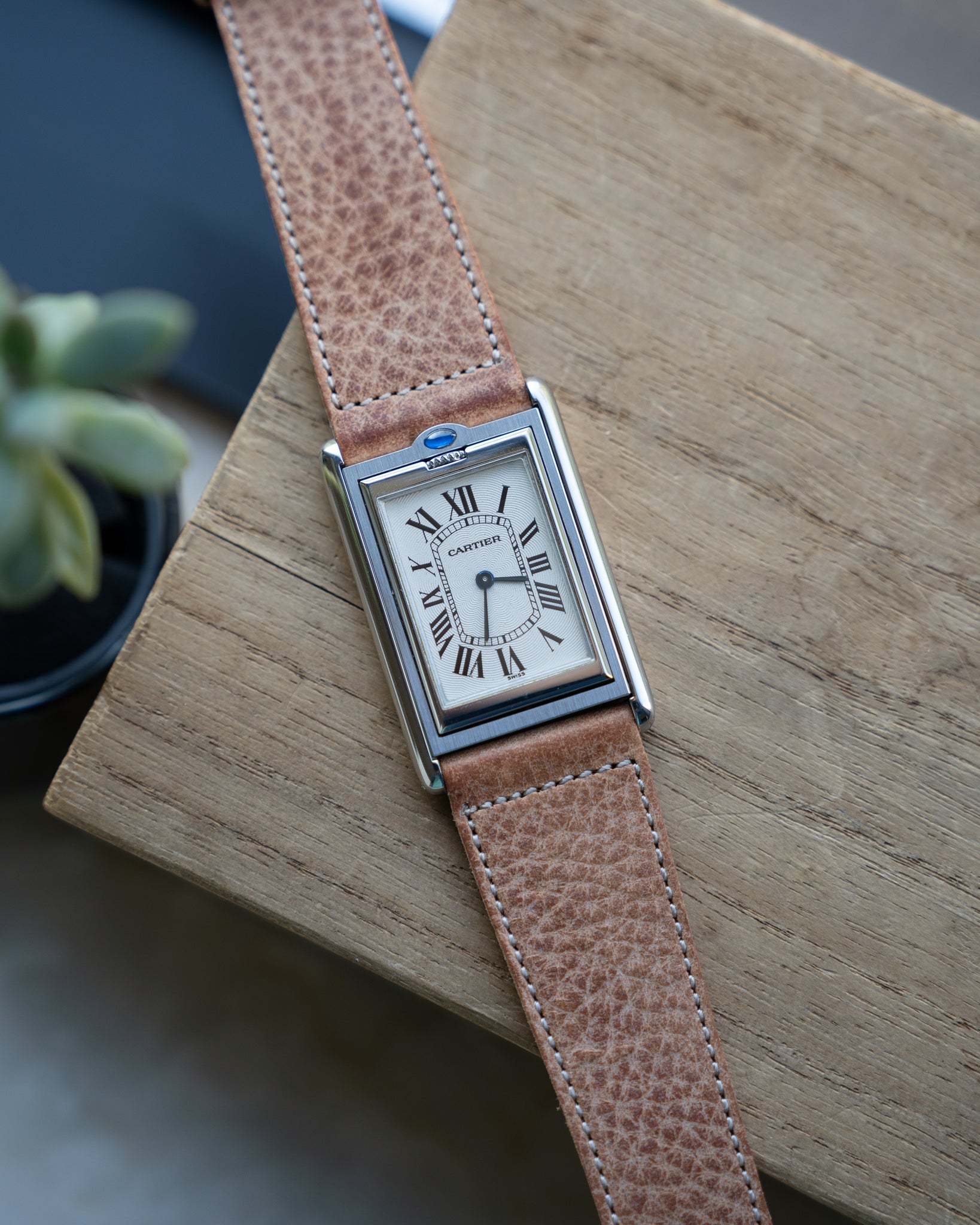 Cartier Tank Basculante ref. 2390 Mechanique, Full Set