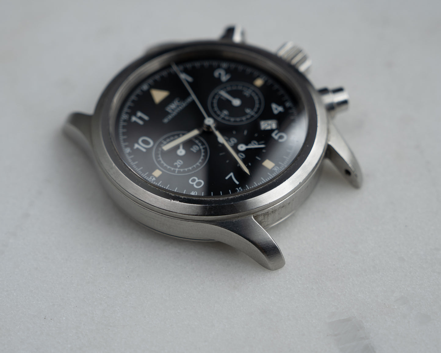 IWC Fliegerchronograph ref. 3741 mecha-quartz with original certificate of guarantee and papers