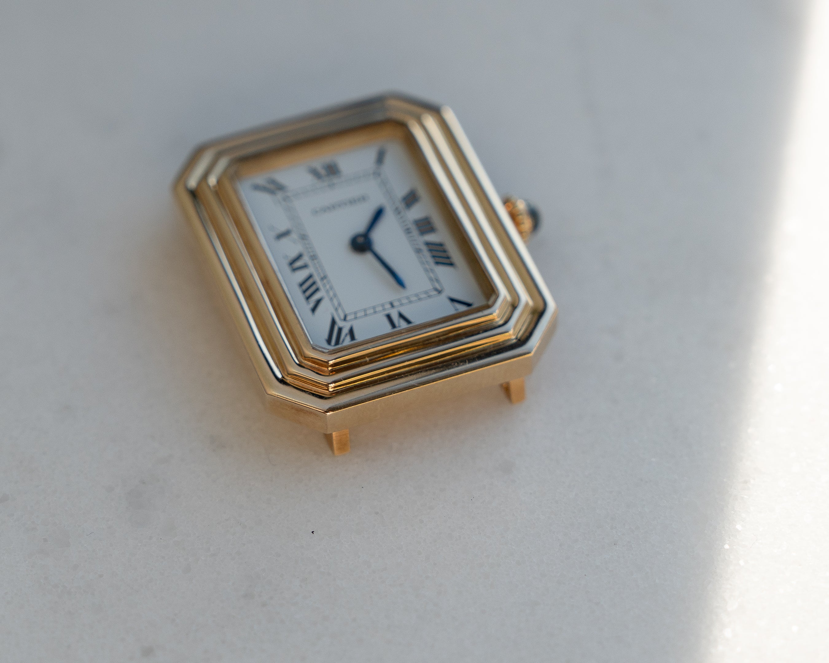 Cartier Cristallor 18k Yellow Gold, later Paris Dial & case, SM size