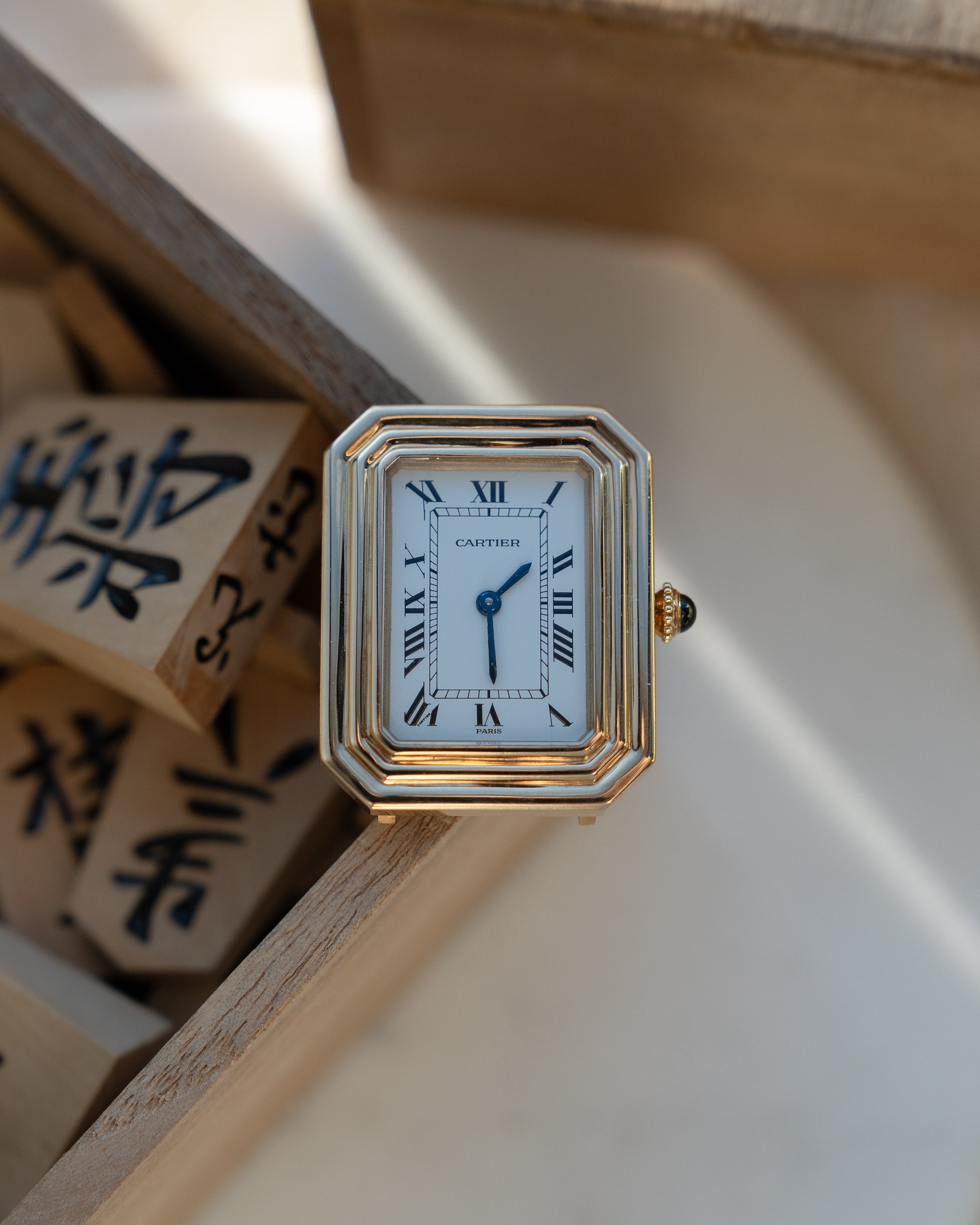 Cartier Cristallor 18k Yellow Gold, later Paris Dial & case, SM size