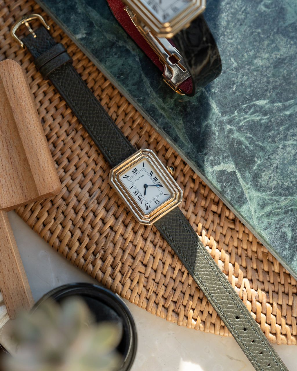 Cartier Cristallor 18k Yellow Gold, later Paris Dial & case, SM size