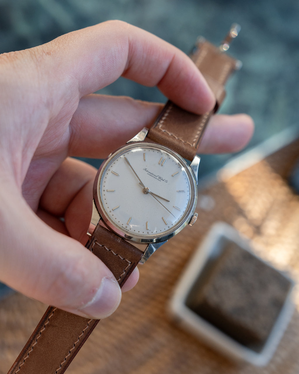 IWC dress watch in platinum - Caliber 89, early 1960's