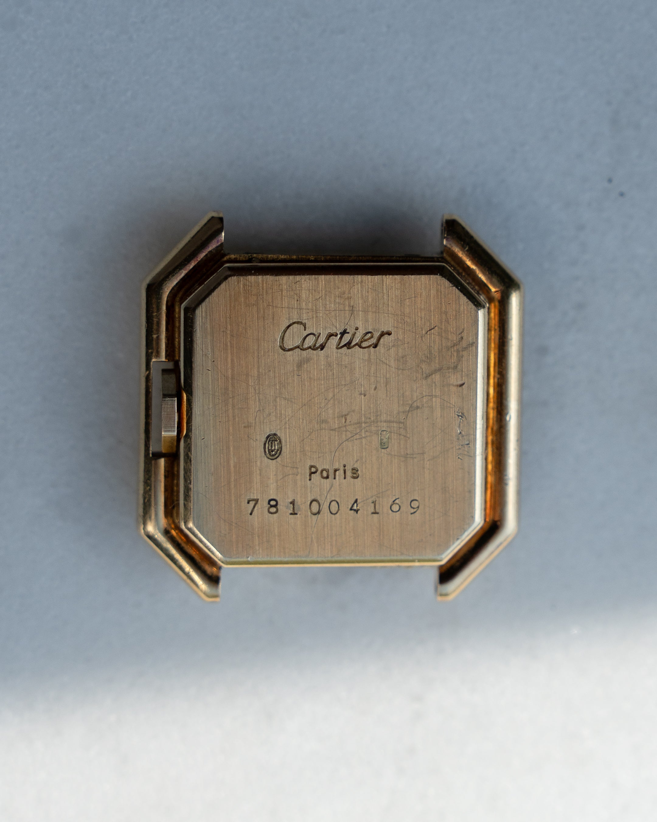 カルティエ サンチュール イエローゴールド、パリ文字盤、Ref.78100 SMサイズ - 機械式巻き上げムーブメント