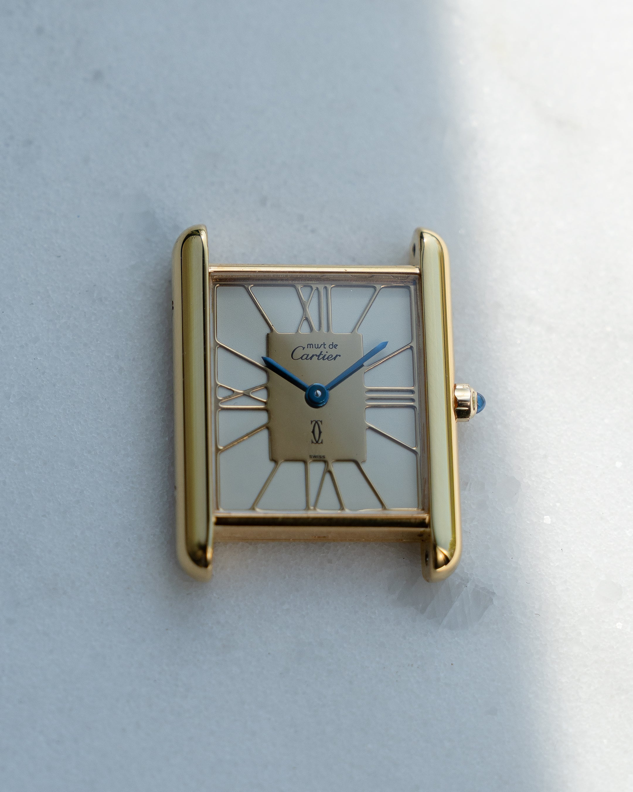 Cartier Must Tank open work numeral dial- ref no.6- LM size