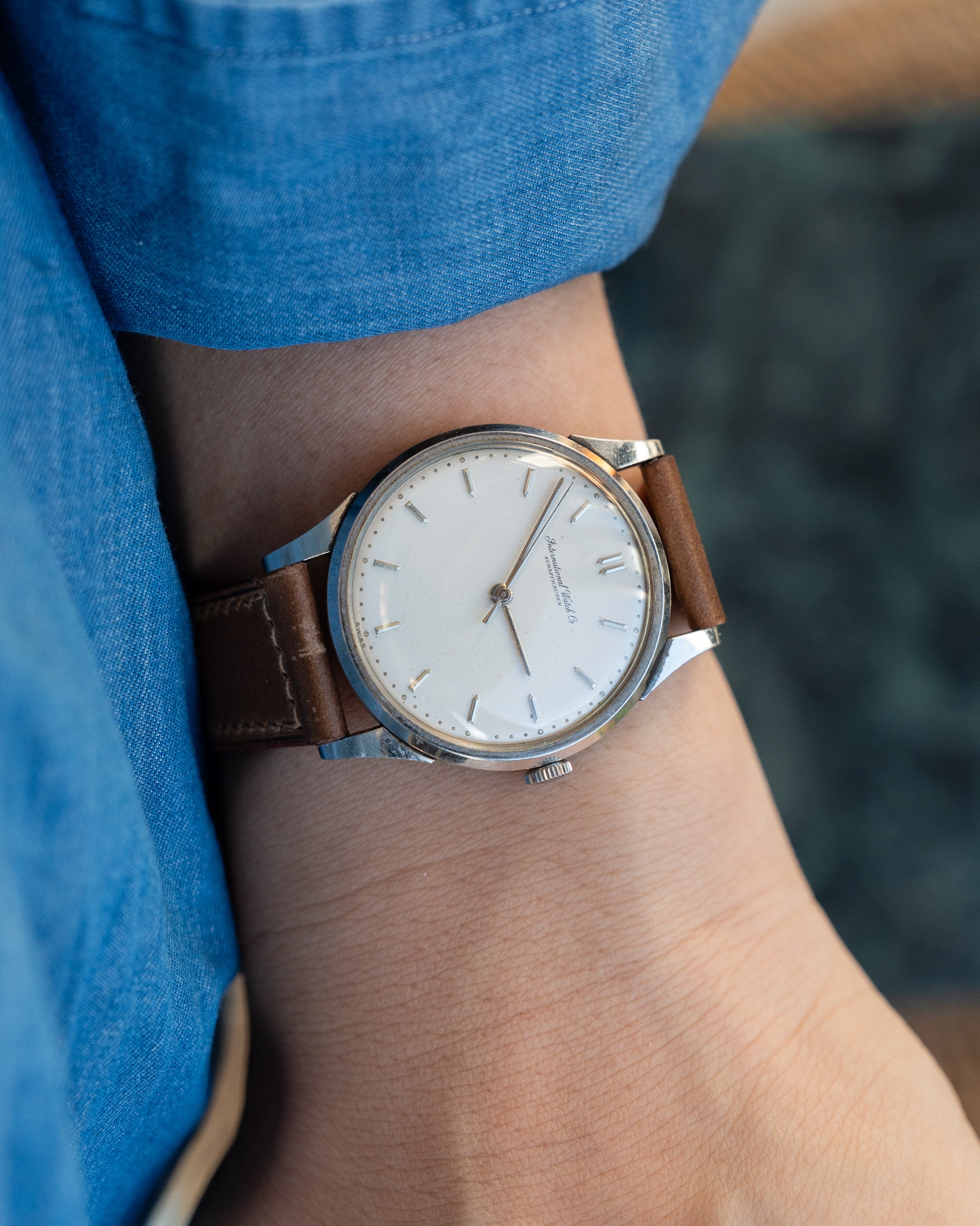 IWC dress watch in platinum - Caliber 89, early 1960's