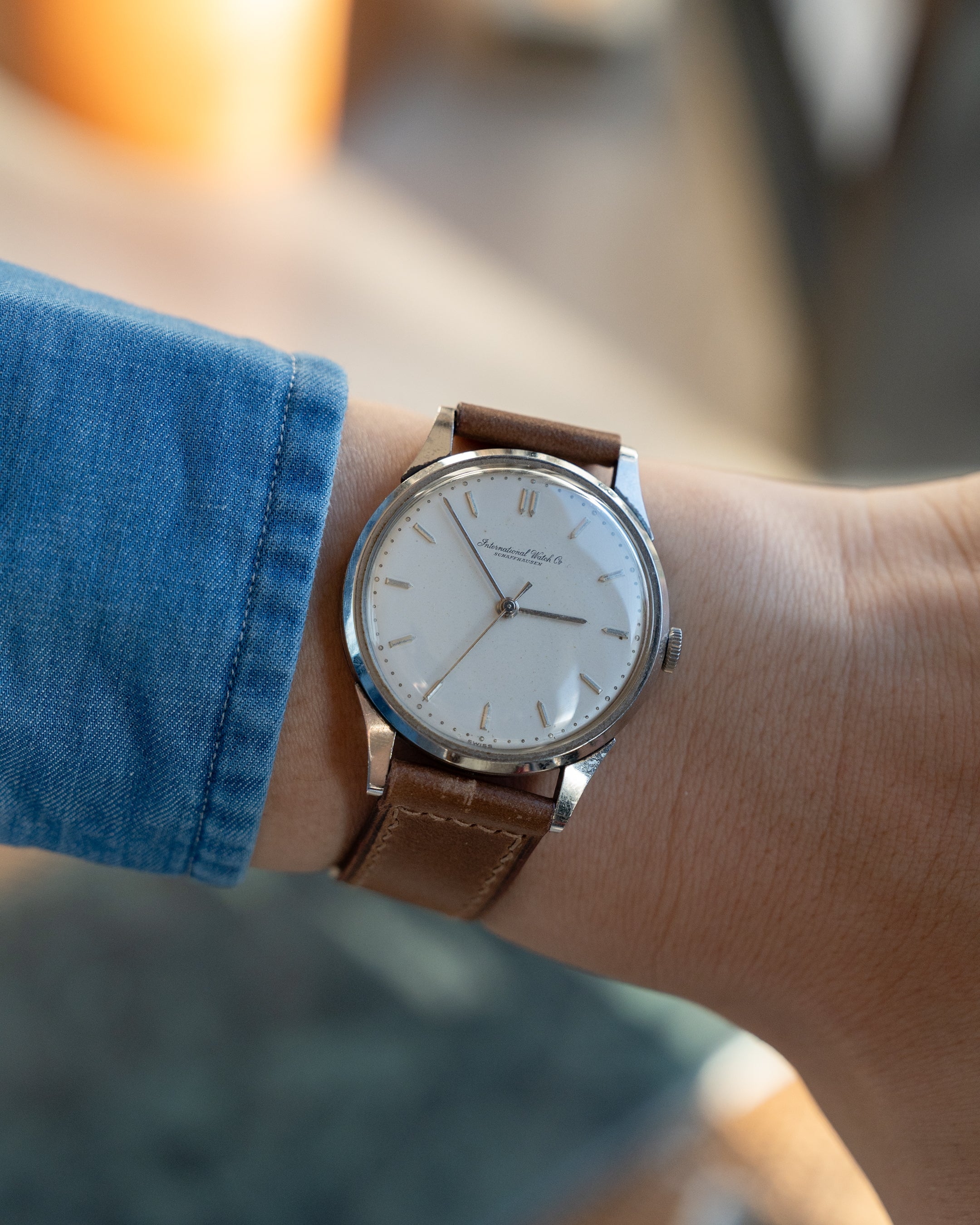 IWC dress watch in platinum - Caliber 89, early 1960's