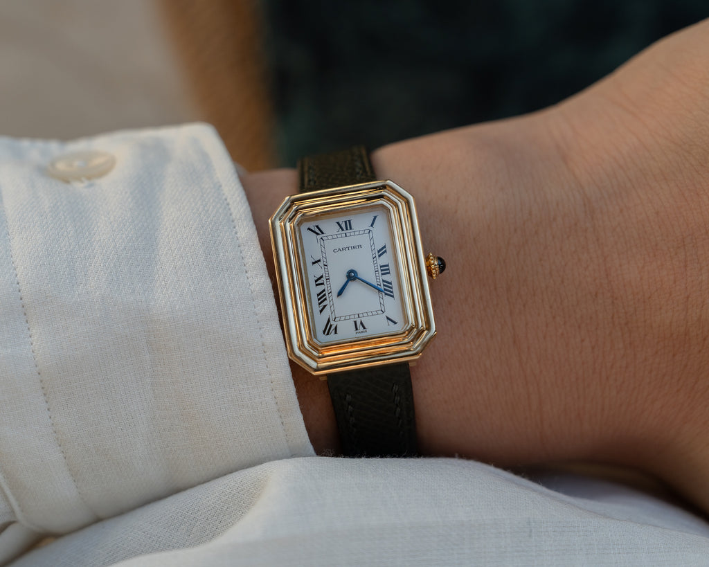 Cartier Cristallor 18k Yellow Gold, later Paris Dial & case, SM size