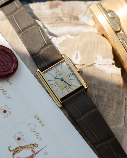 Cartier Must Tank open work numeral dial- ref no.6- LM size