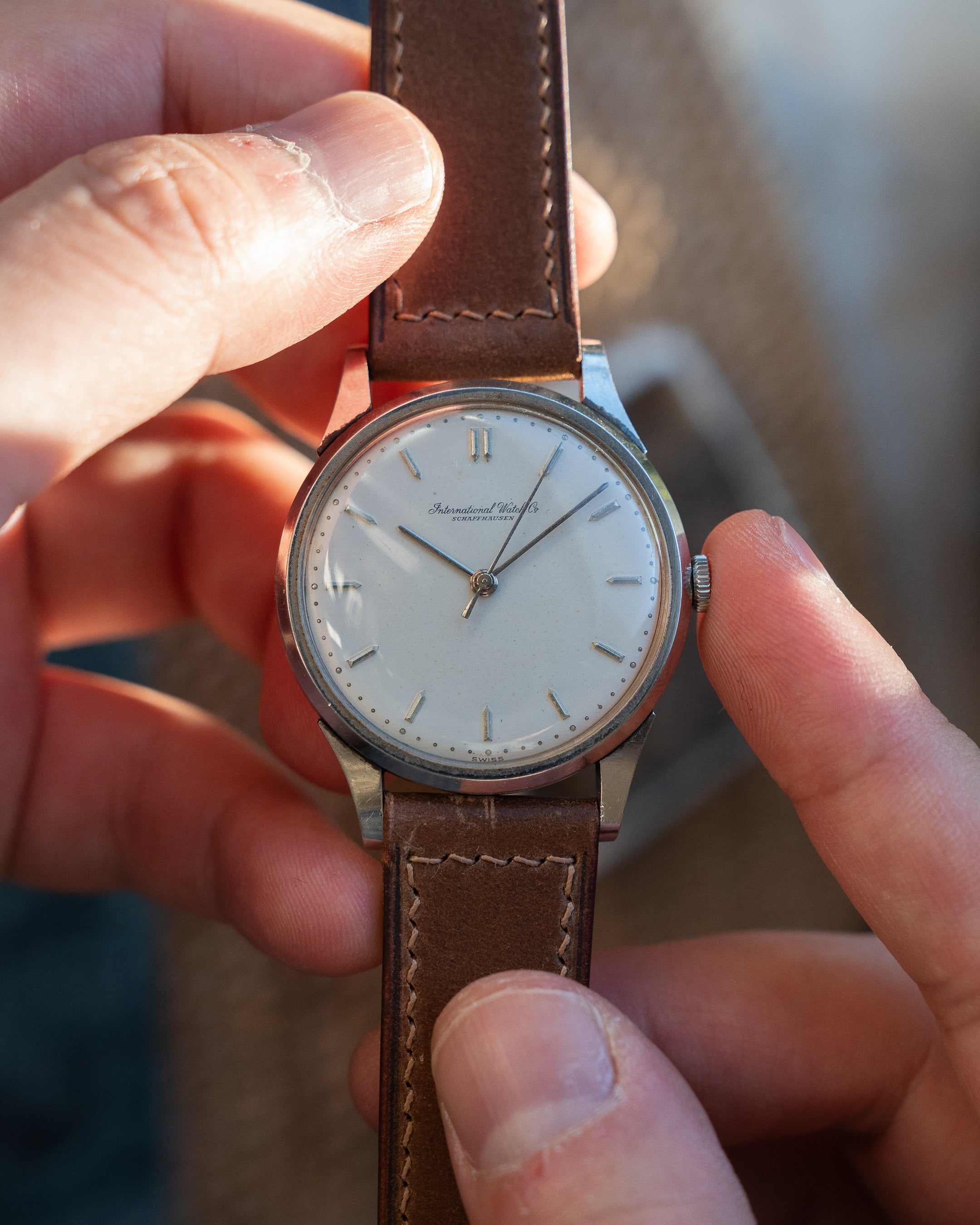 IWC dress watch in platinum - Caliber 89, early 1960's