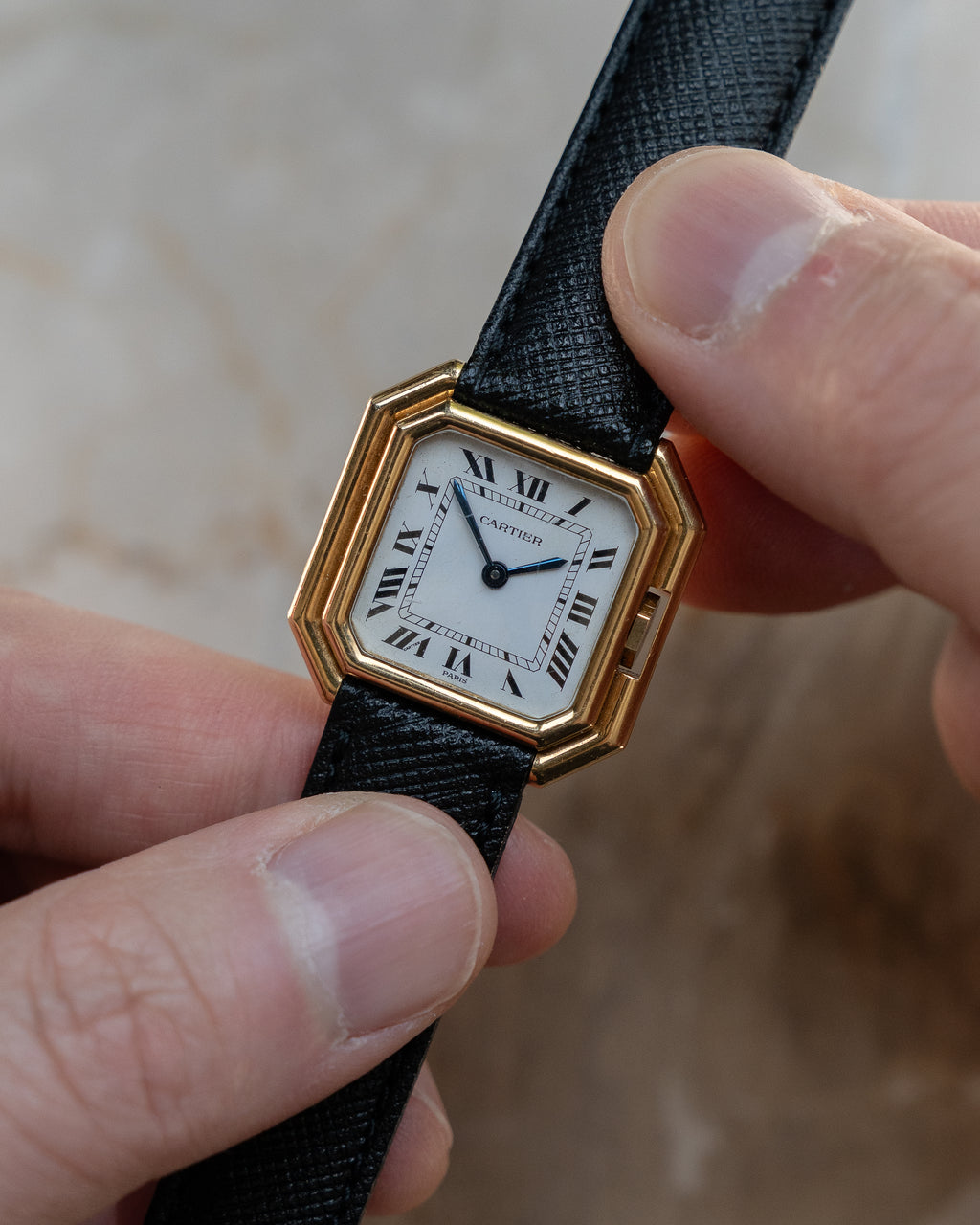Cartier Ceinture in Yellow Gold, Paris Dial, ref 78100 SM size - mechanical wind movement