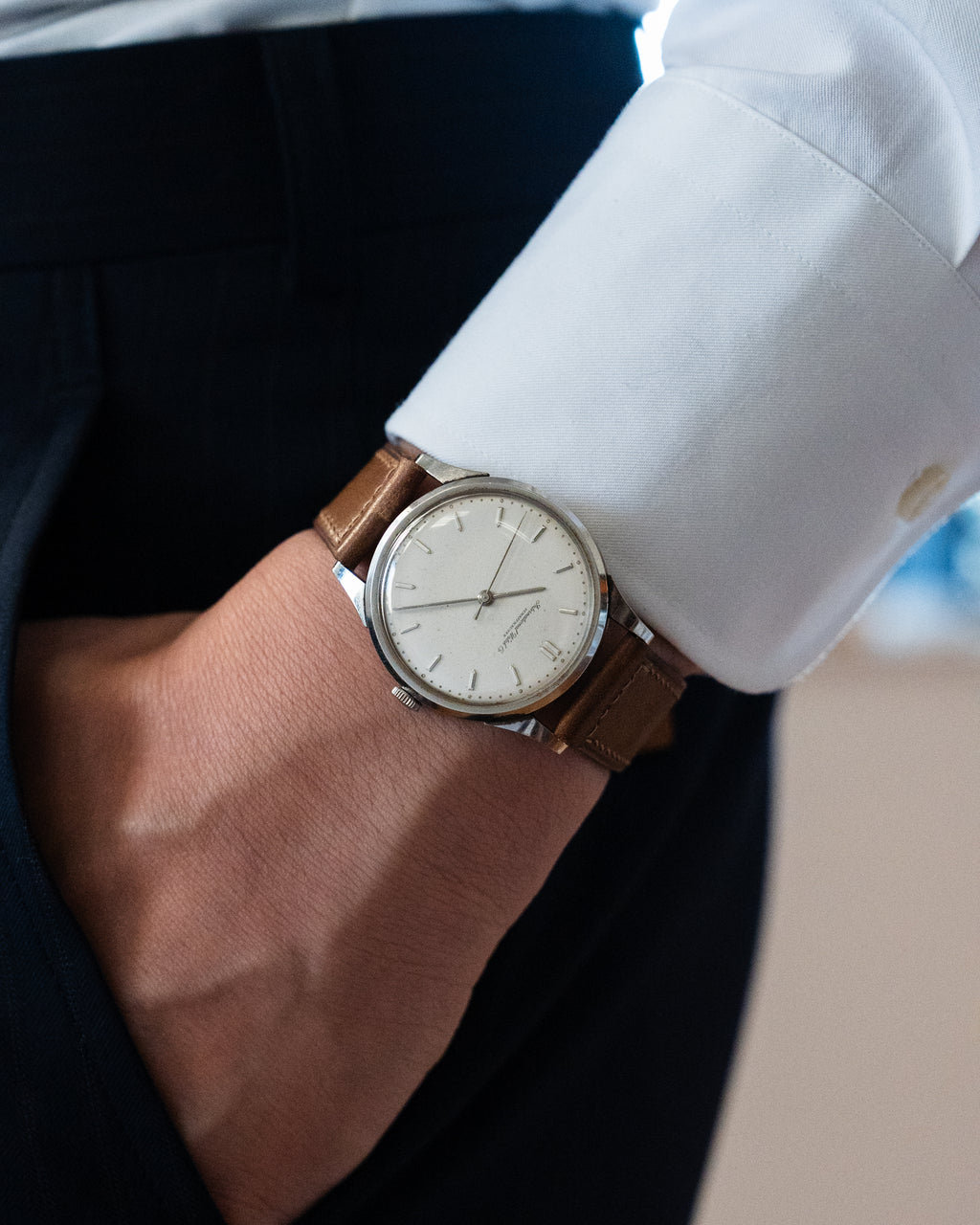 IWC dress watch in platinum - Caliber 89, early 1960's