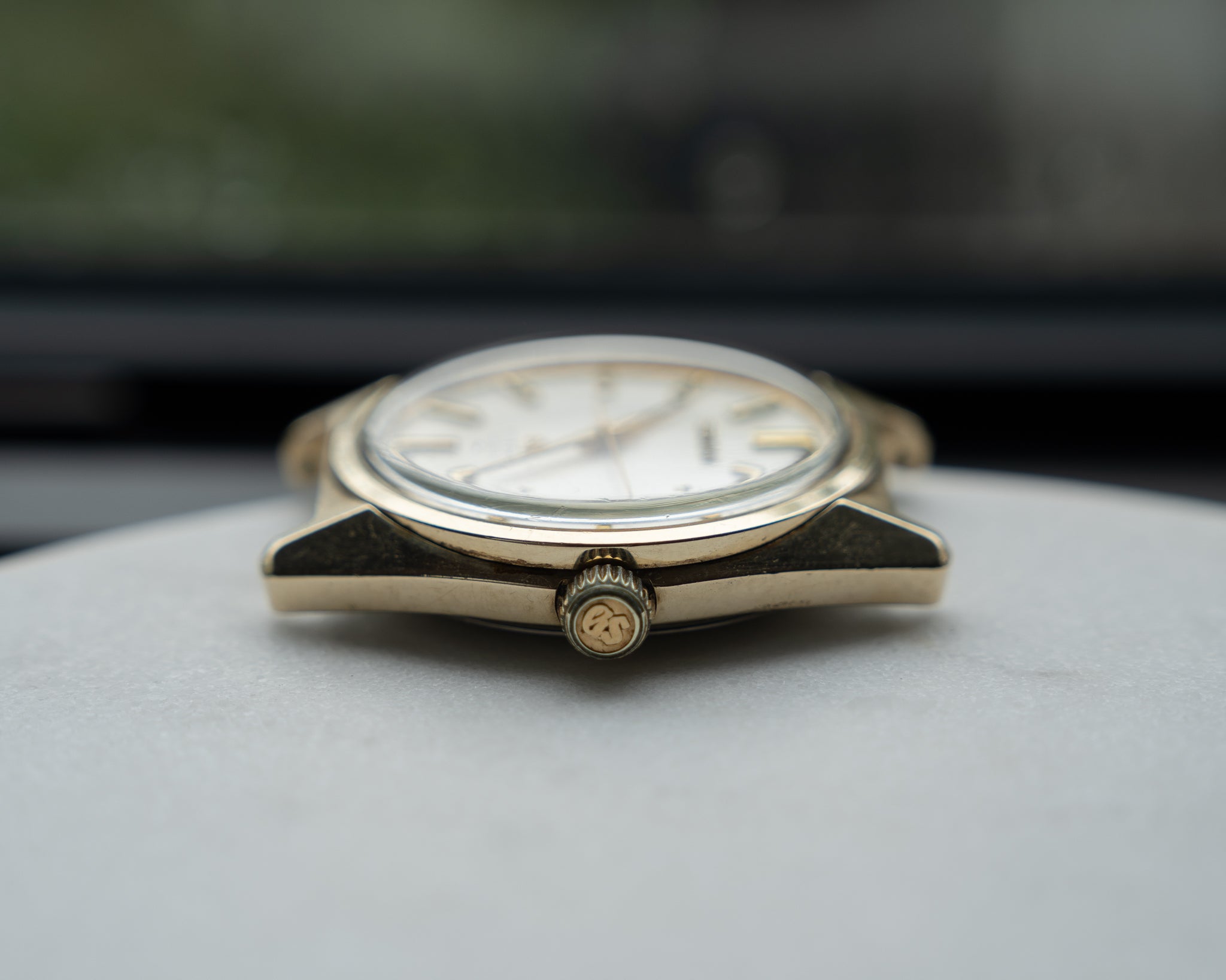 Grand Seiko 4520-8000 cap gold January 1971