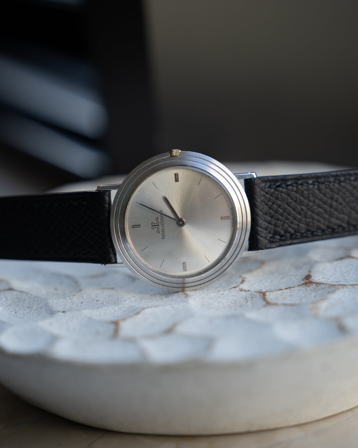 Jaeger-LeCoultre White Gold Ultra thin dress watch, Caliber P838 from 1970's