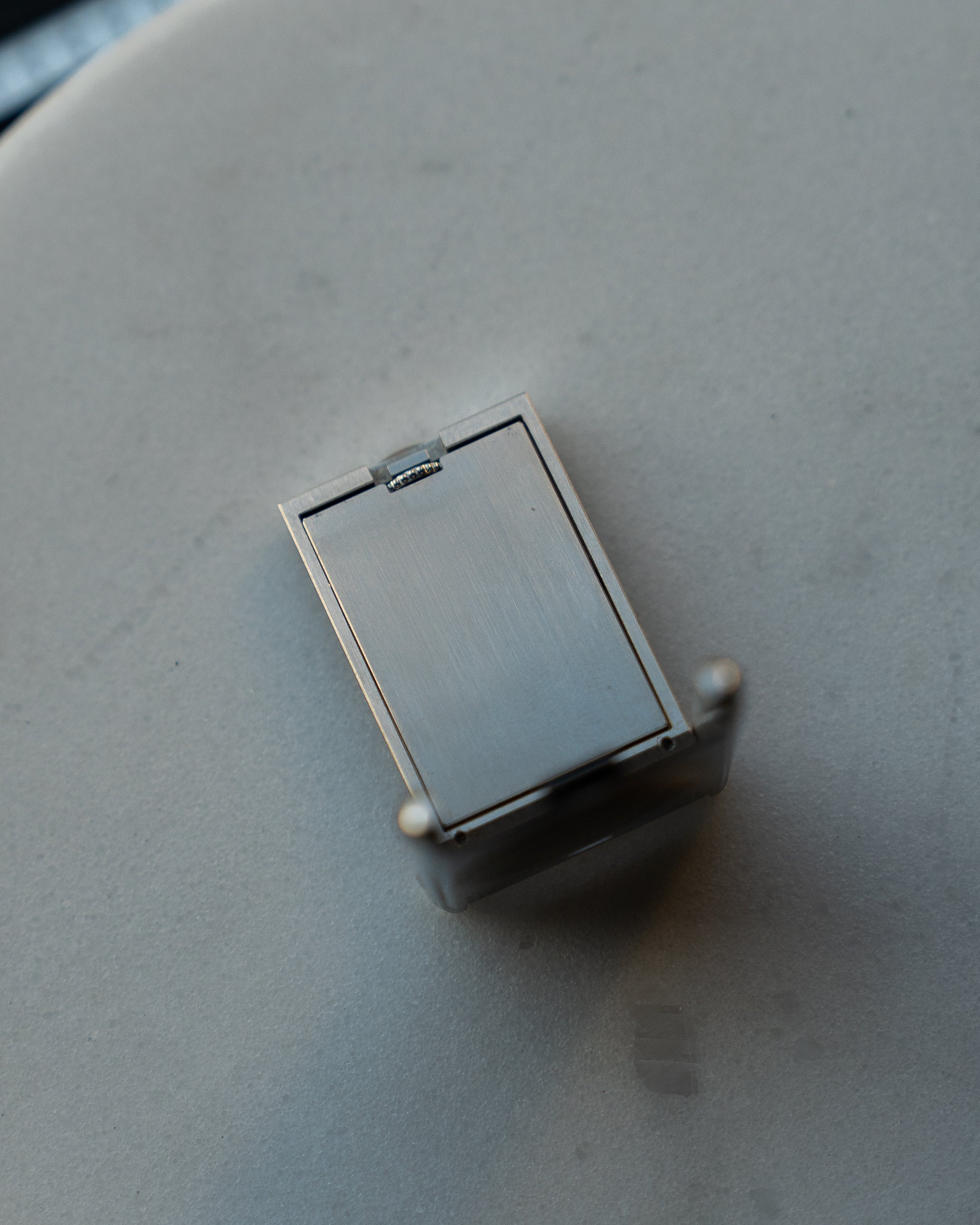 Cartier Tank Basculante in steel, ref. 2390 Mechanique, Full Set