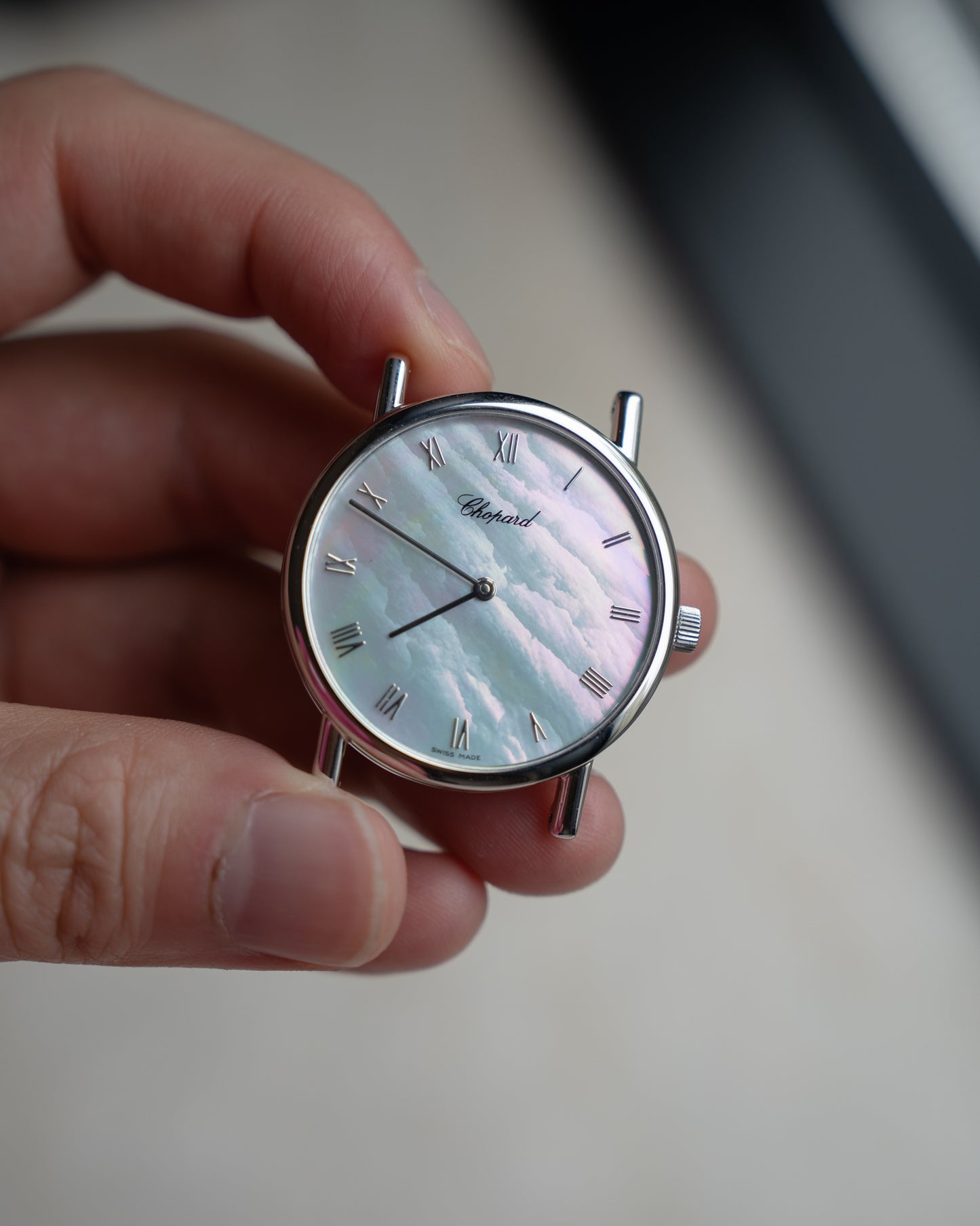 Chopard dress watch in White Gold with Mother of Pearl dial, manual wind movement