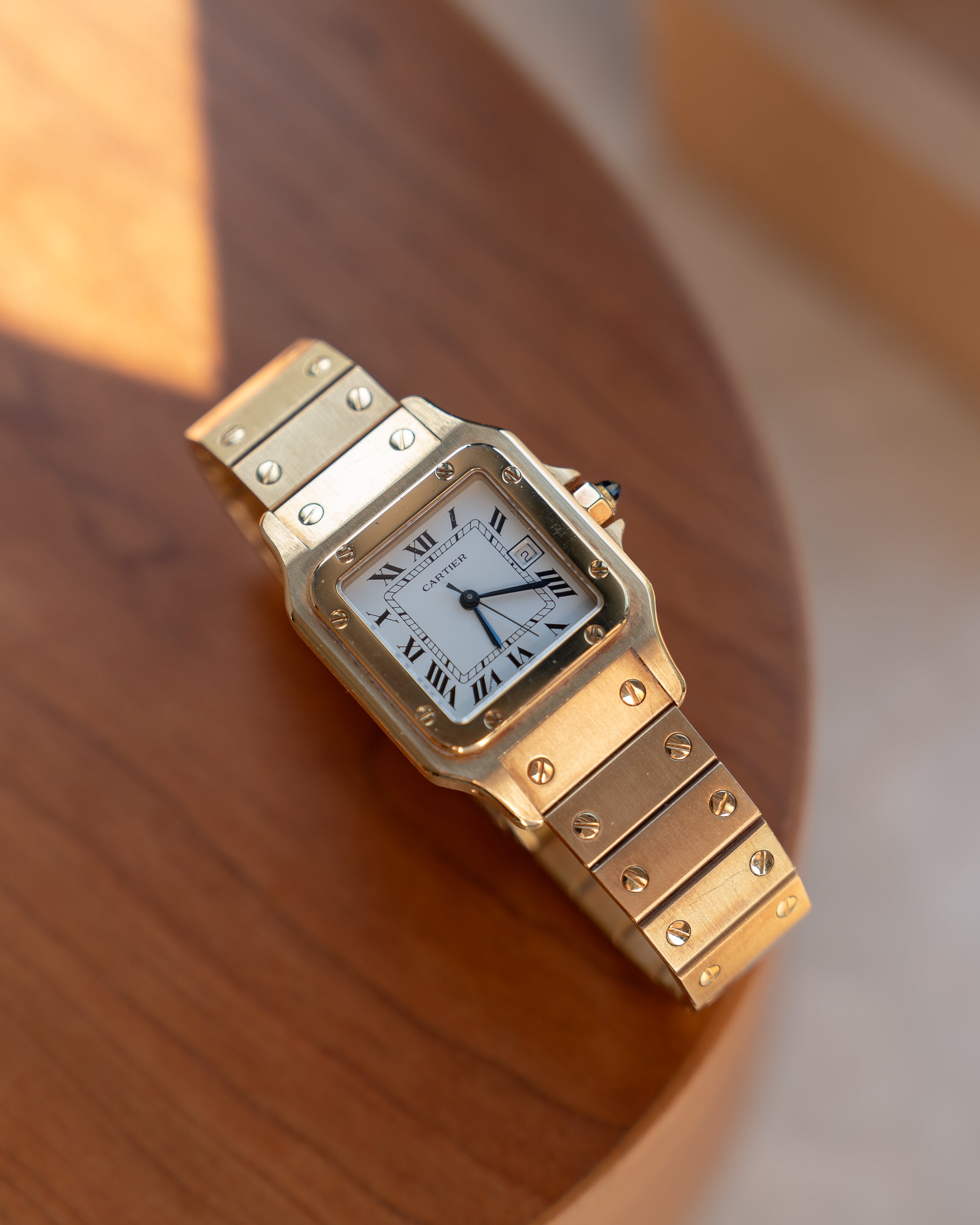 Santos de Cartier “Or Massif” - ref 2964 full gold - MM size -automatic movement - box&papers