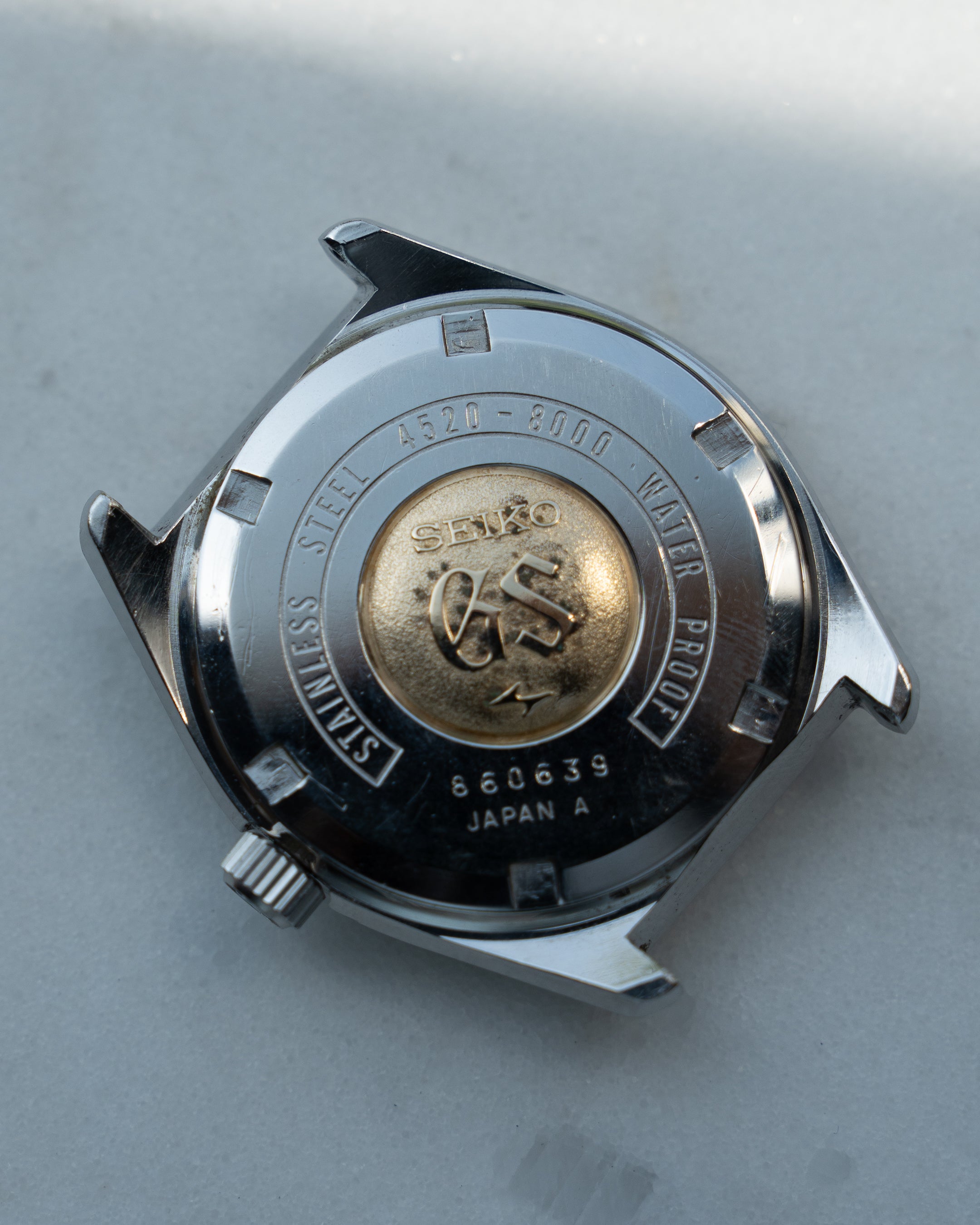 Grand Seiko 4520-8000 in steel, hibeat 1968 June