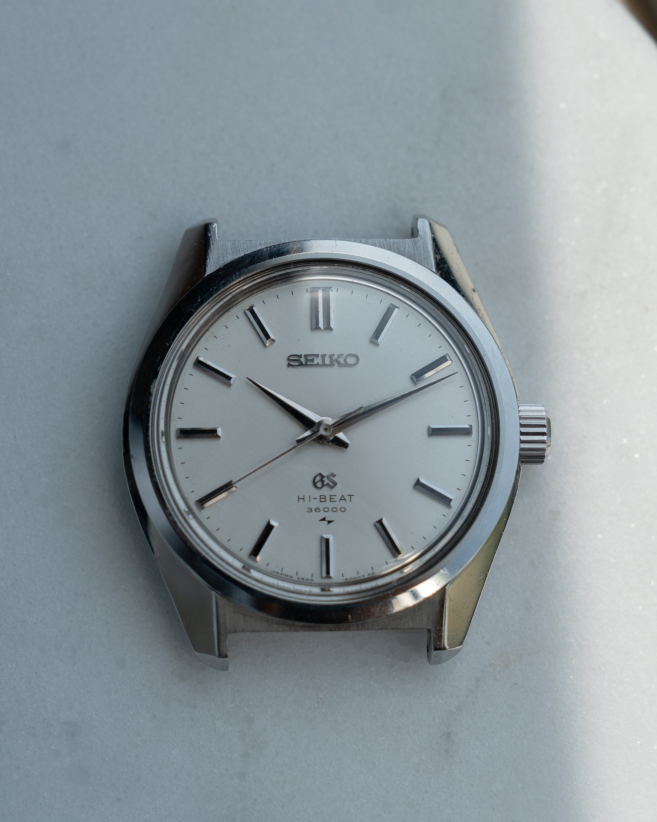 Grand Seiko 4520-8000 in steel, hibeat 1968 June
