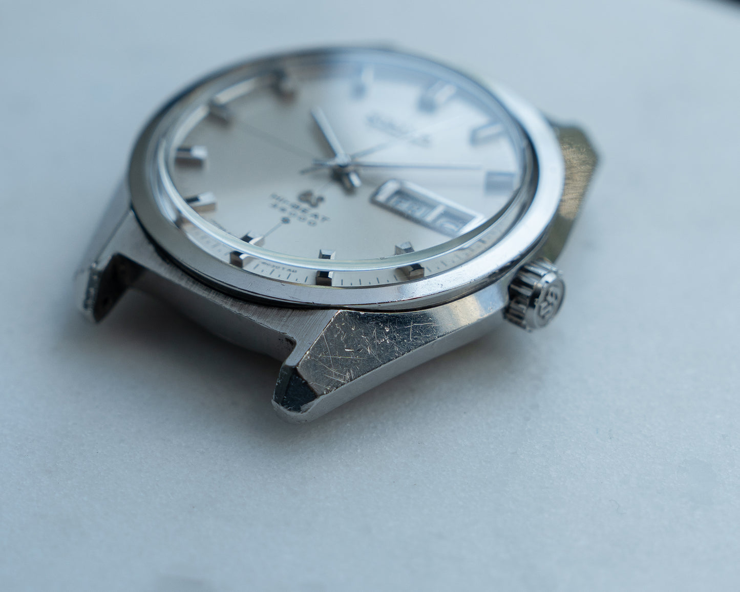 Grand Seiko 6146-8000 cross hair dial in steel, October 1968