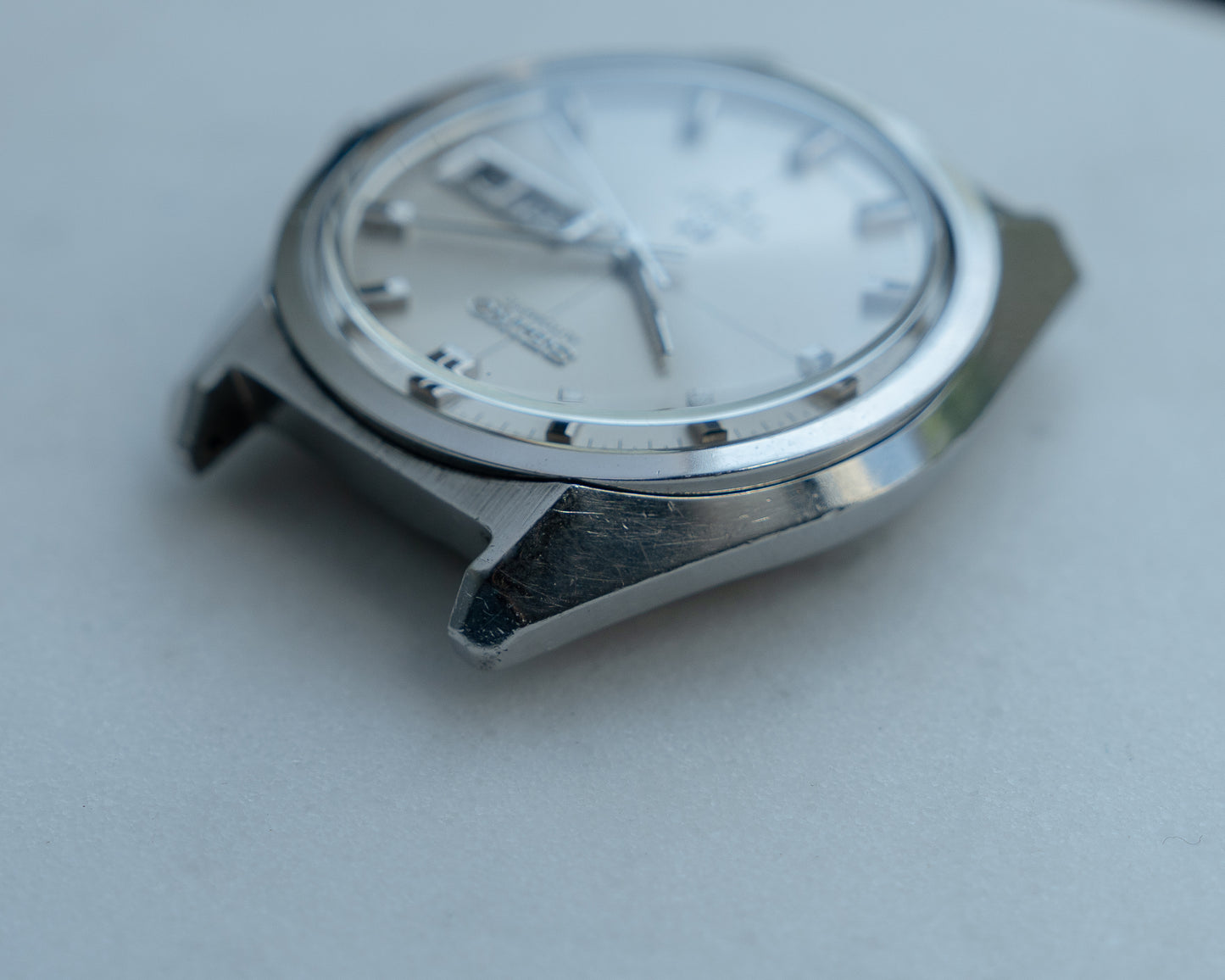 Grand Seiko 6146-8000 cross hair dial in steel, October 1968