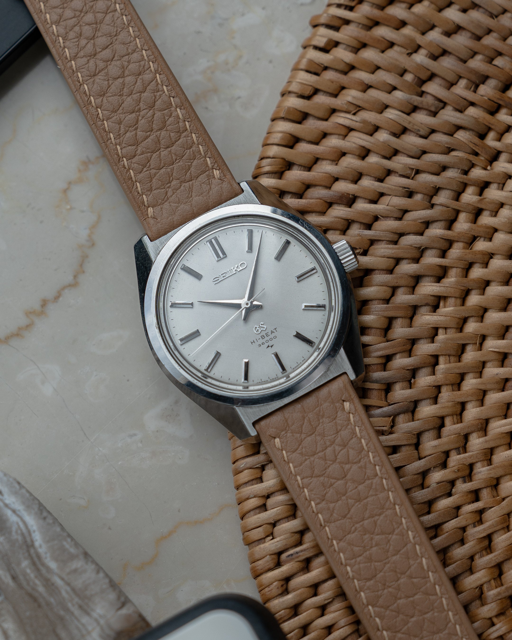 Grand Seiko 4520-8000 in steel, hibeat 1968 June