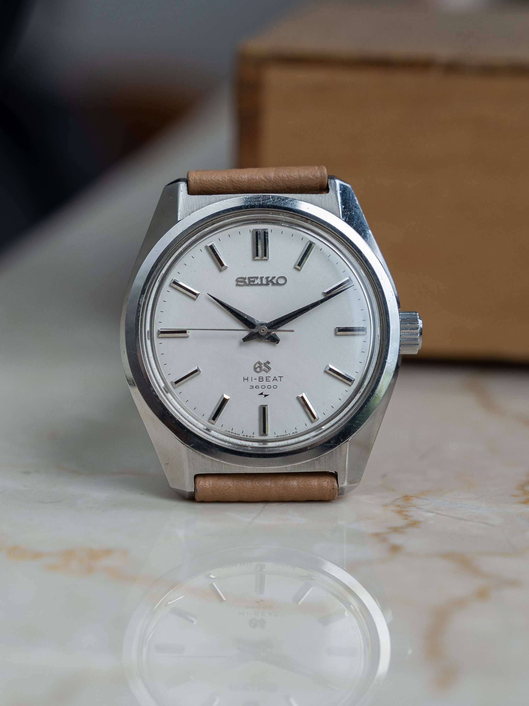 Grand Seiko 4520-8000 in steel, hibeat 1968 June