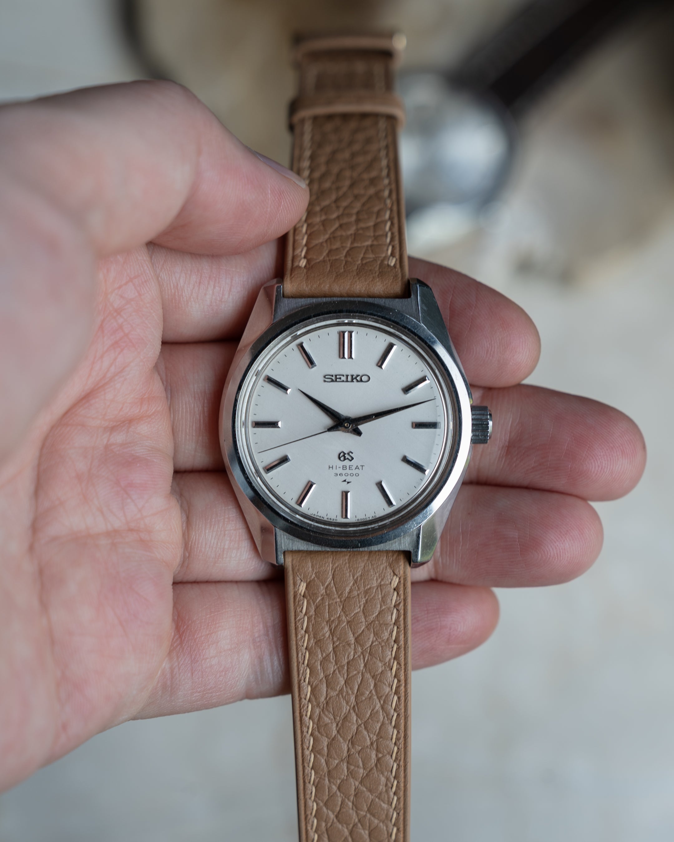 Grand Seiko 4520-8000 in steel, hibeat 1968 June