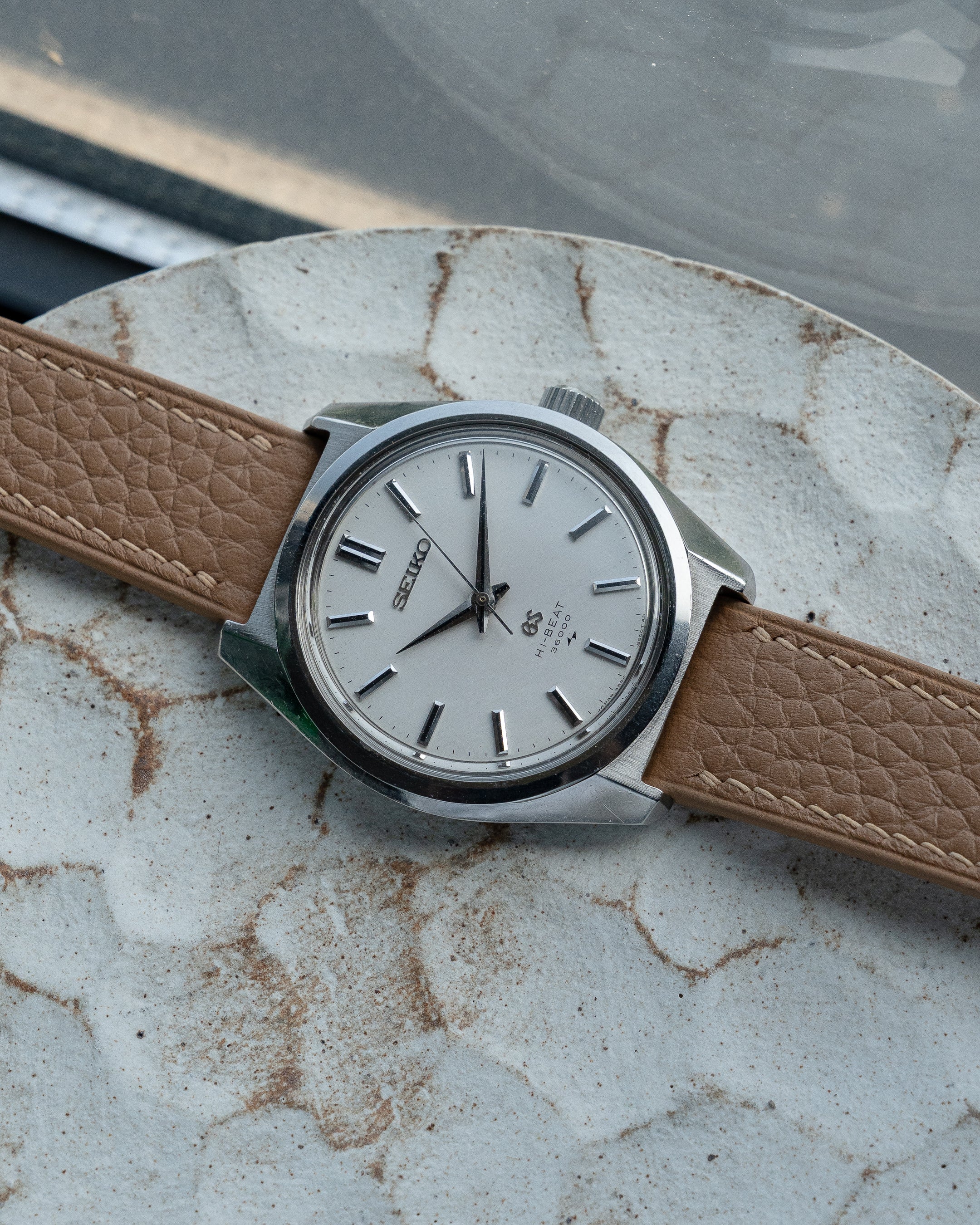 Grand Seiko 4520-8000 in steel, hibeat 1968 June