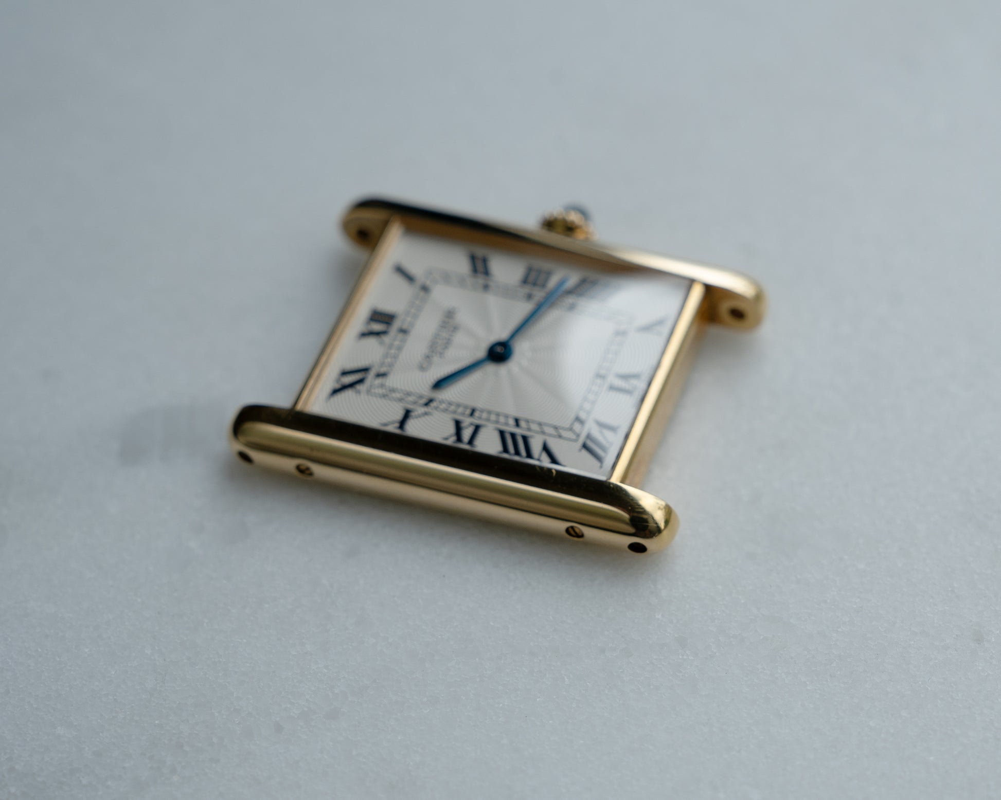 Cartier Tank Louis Extra Flat in YG with tear drop Gold bracelet-199 –  Special Dial