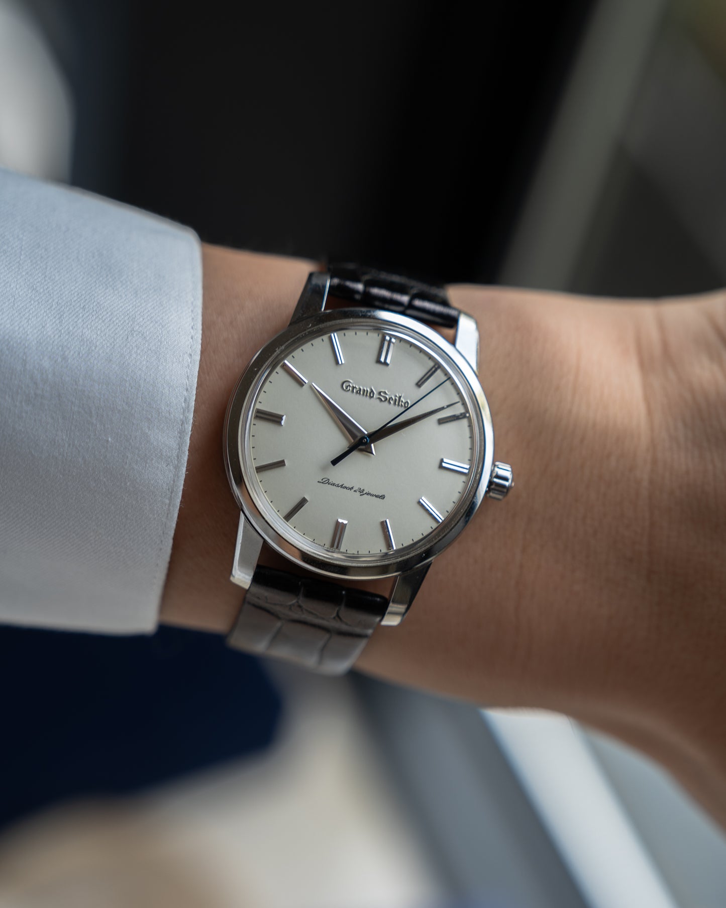Grand Seiko SBGW033 in steel - limited edition 130th anniversary - box & papers