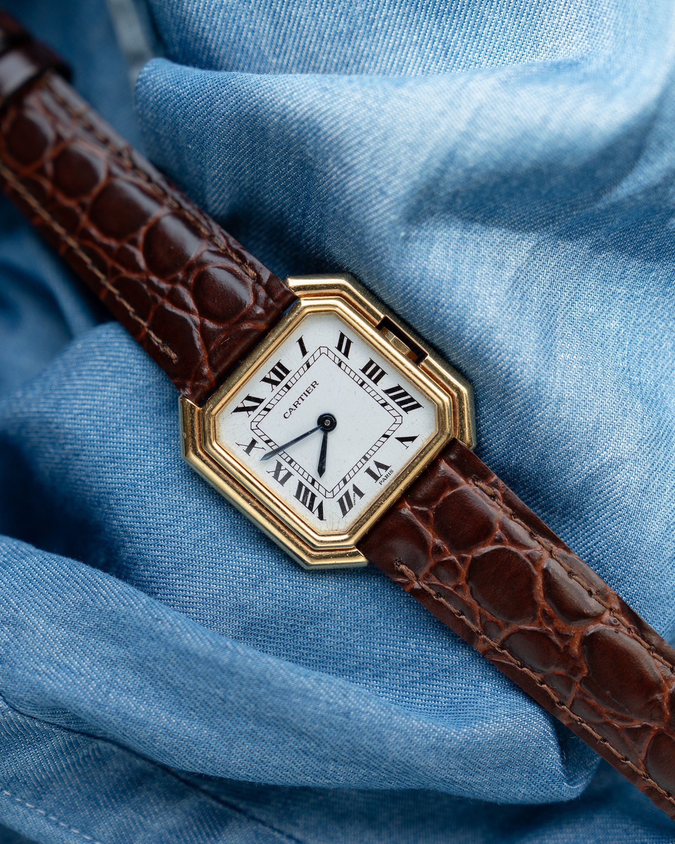 Cartier Ceinture ref 78099 LM size in yellow gold – Special Dial