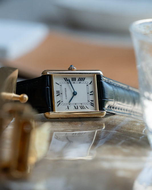 Cartier Tank Louis in 18k yellow gold, W1512856, Cal. 90.06