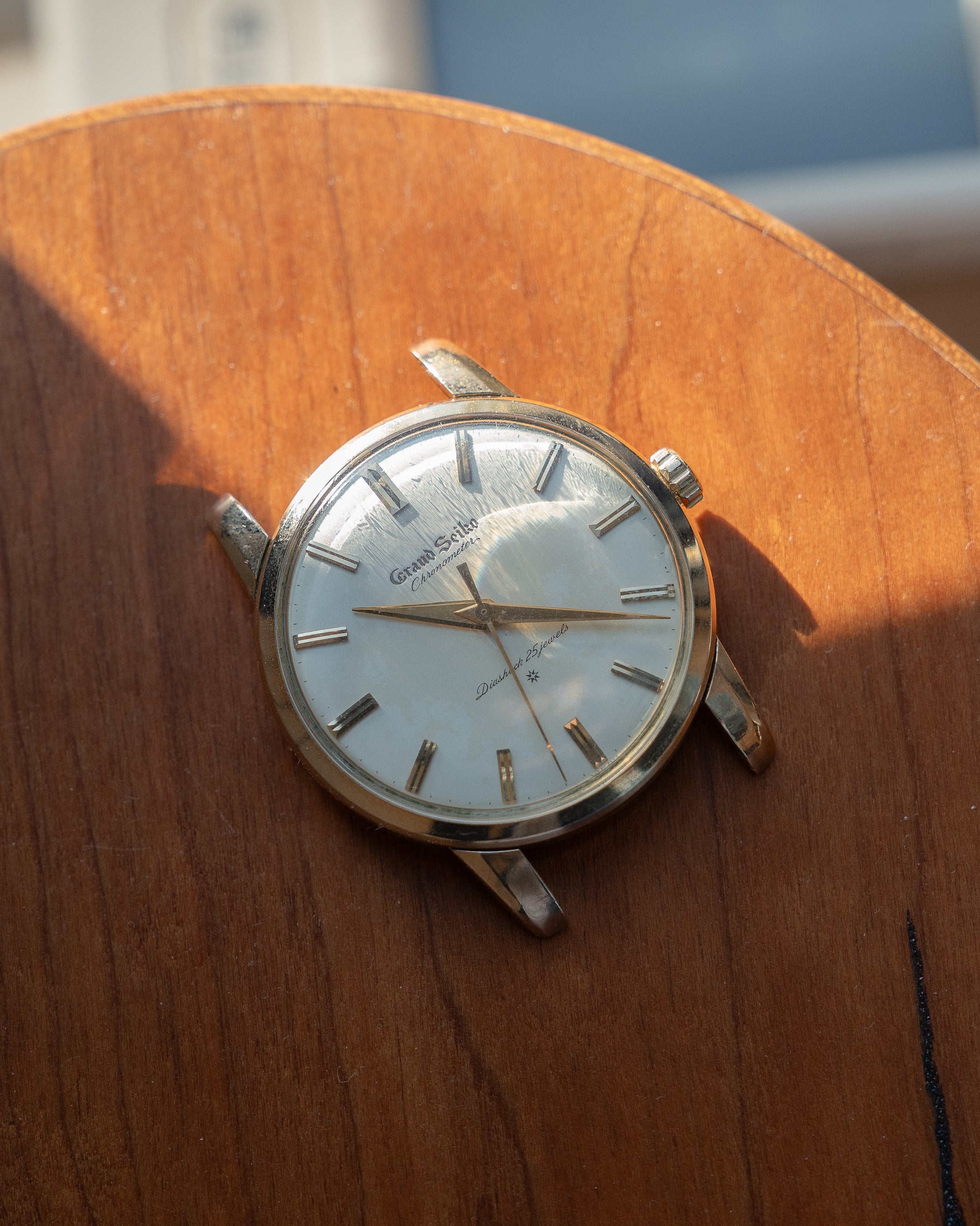 Grand Seiko First carved dial, April 1961, transitional "special dial"
