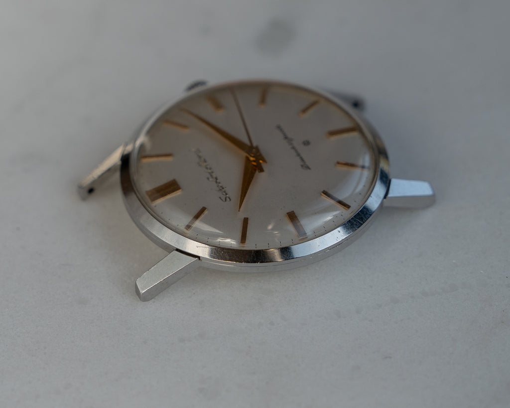 Seiko Lord Marvel 1st generation, carved mark 3 dial, Oct 1959, "Shirokin"
