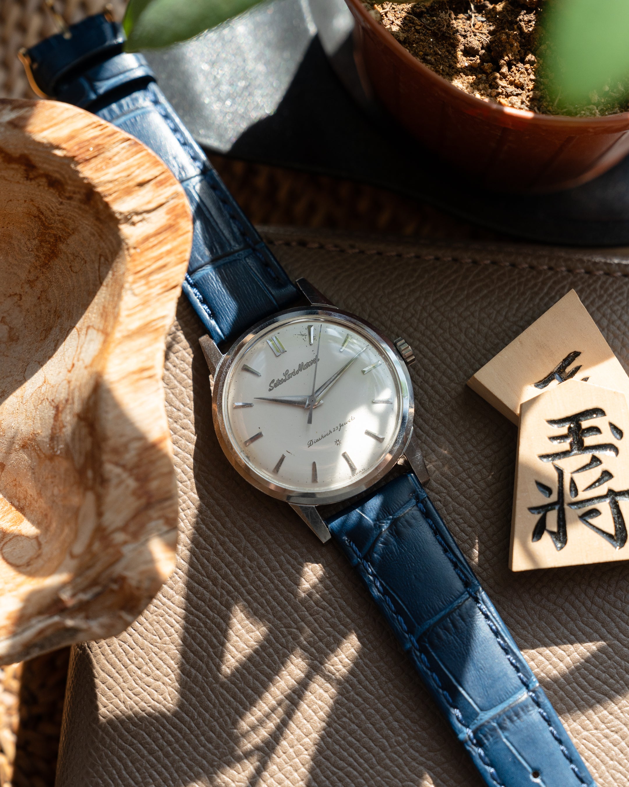 Seiko Lord Marvel 1st generation in steel, carved Mark 2 dial, "special dial"