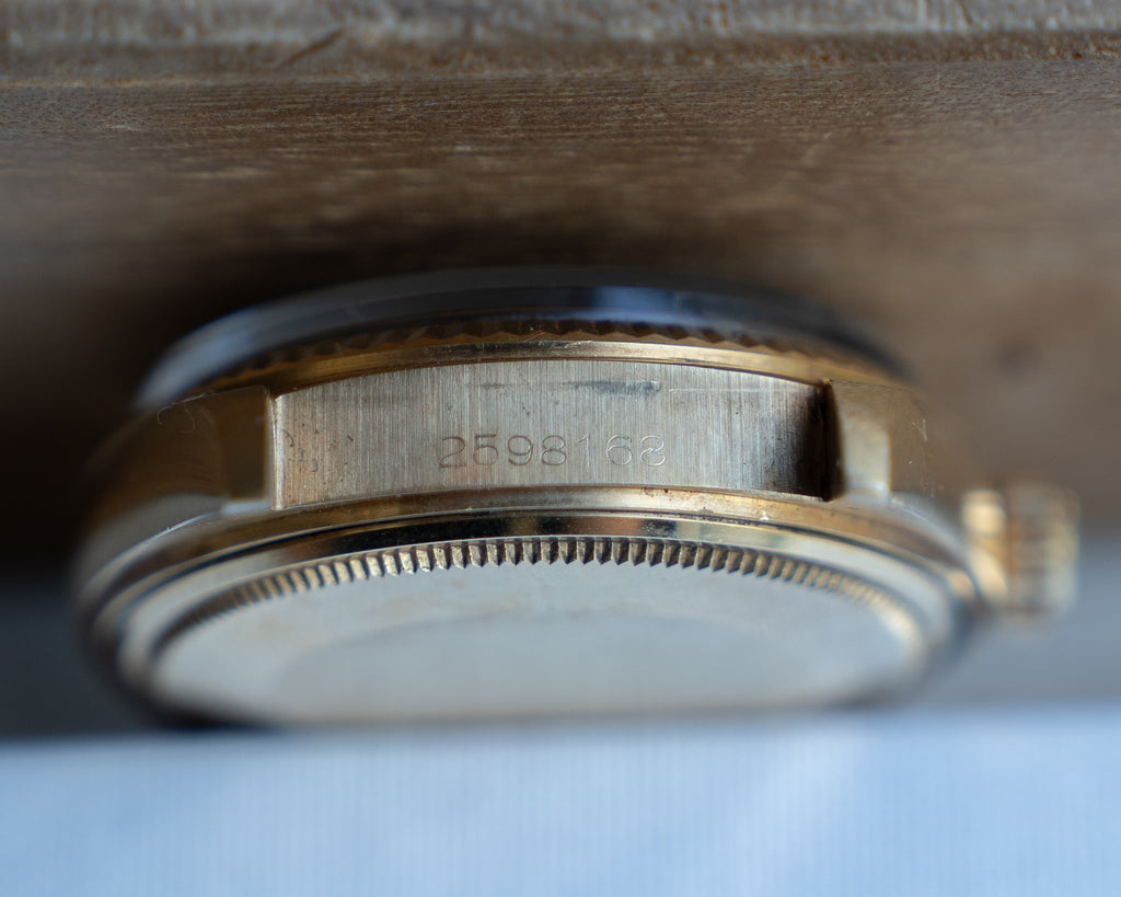 Rolex Day-Date in Yellow Gold ref 1803 Grey Dial 1971 on President bracelet