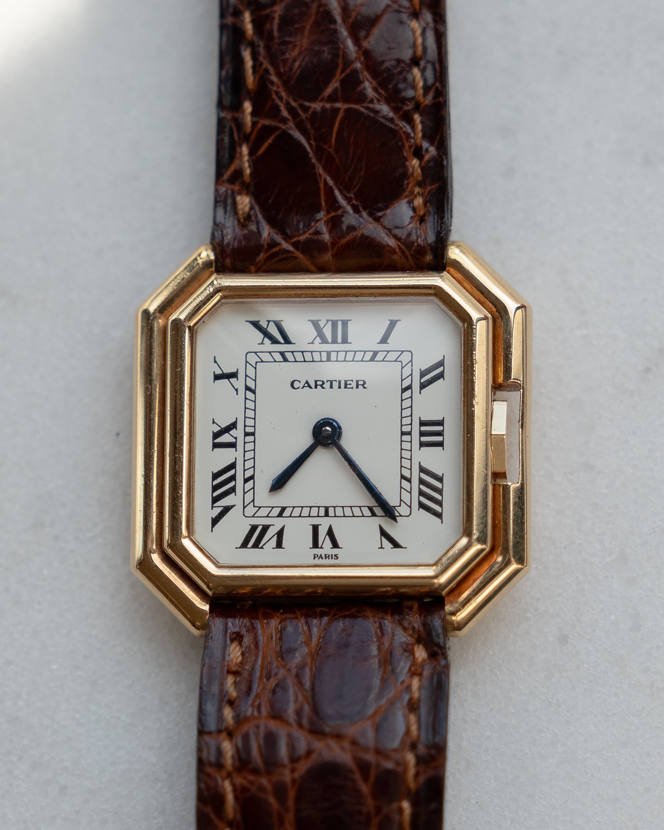 Cartier Ceinture Yellow Gold, Paris Dial, SM - mechanical movement - box and papers