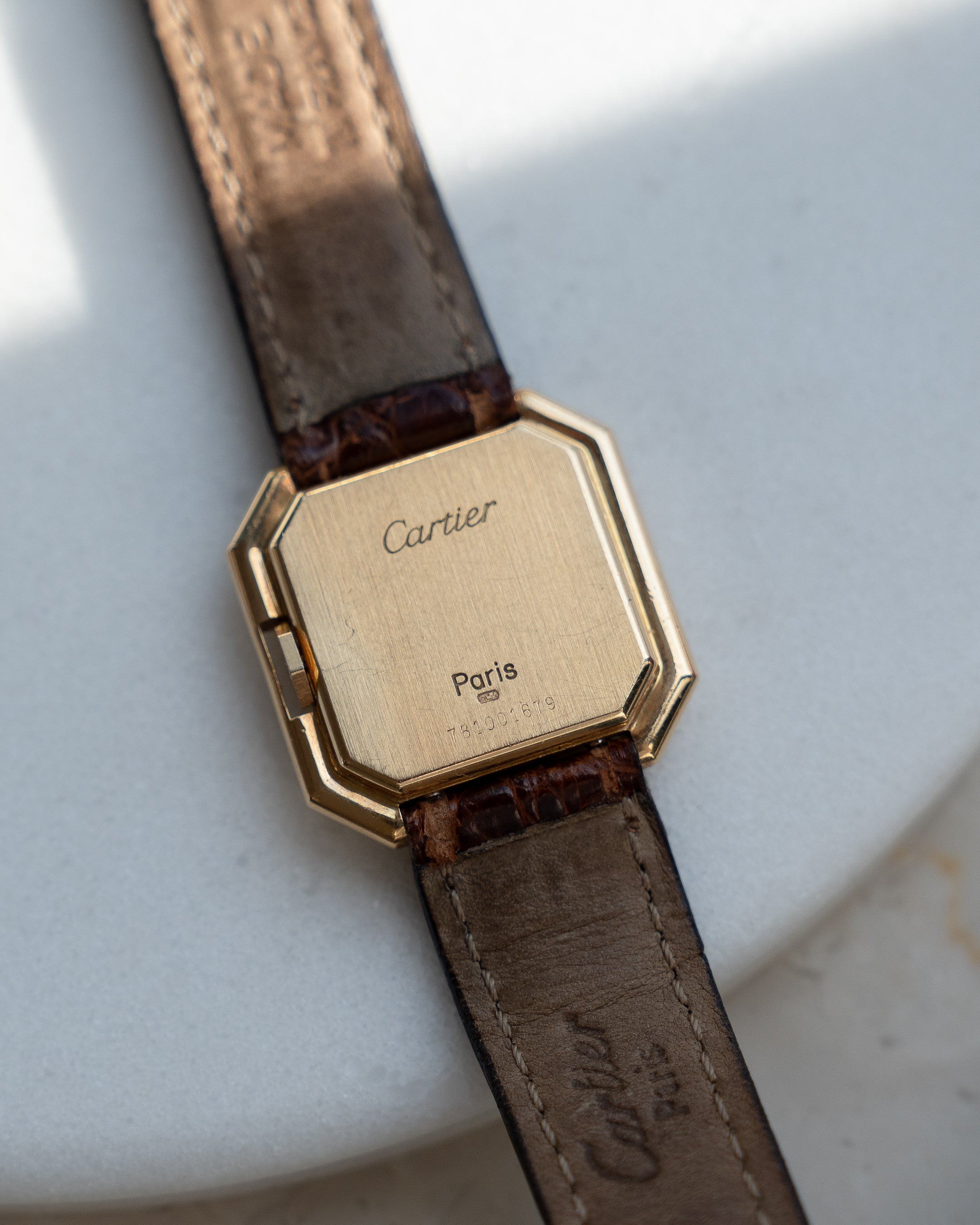 Cartier Ceinture Yellow Gold, Paris Dial, SM - mechanical movement - box and papers