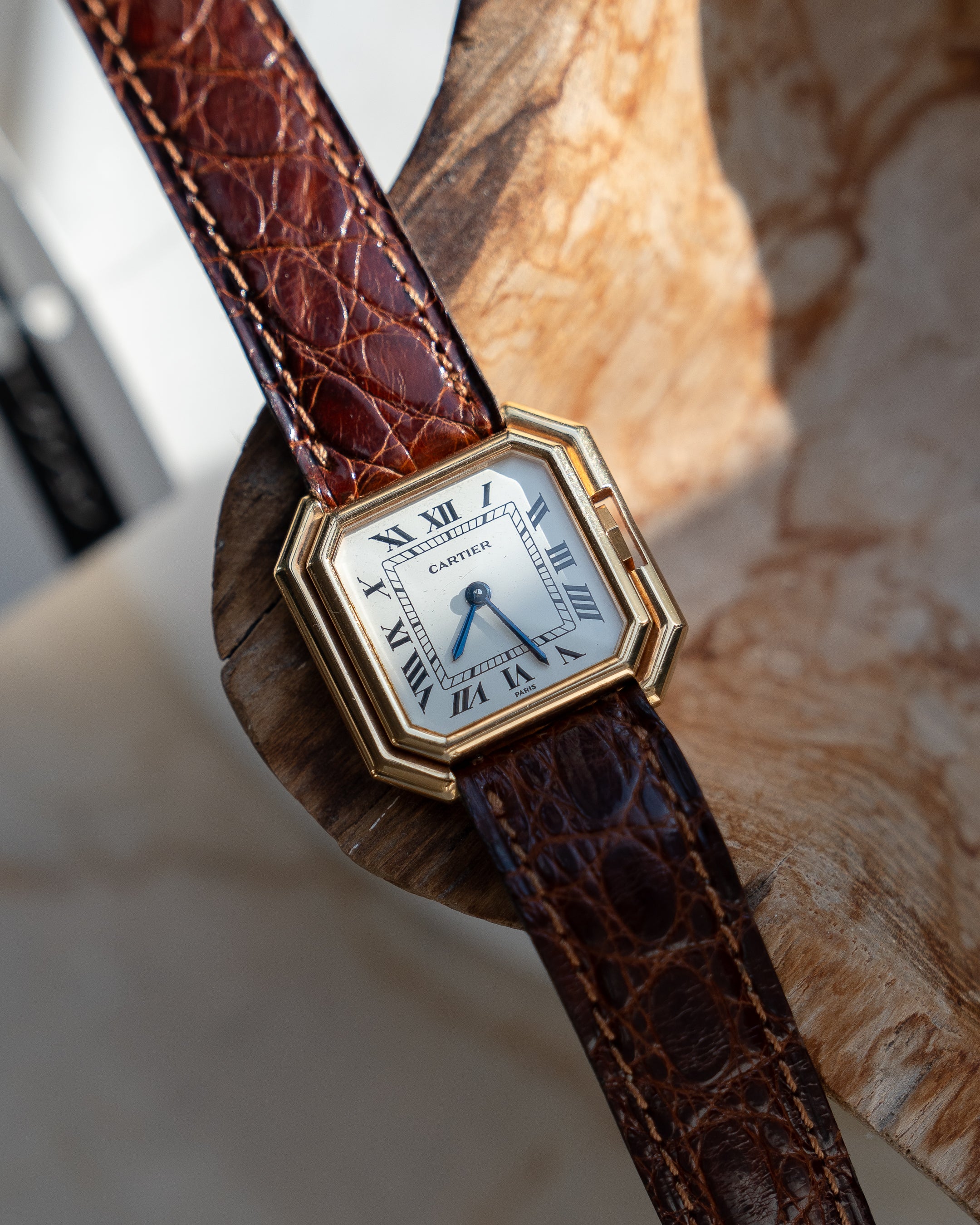 Cartier Ceinture Yellow Gold, Paris Dial, SM - mechanical movement - box and papers