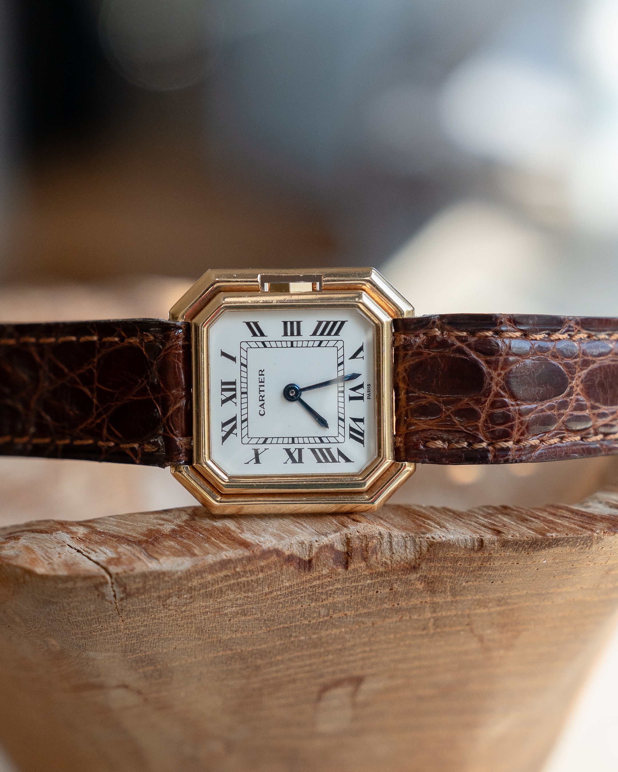 Cartier Ceinture Yellow Gold, Paris Dial, SM - mechanical movement - box and papers