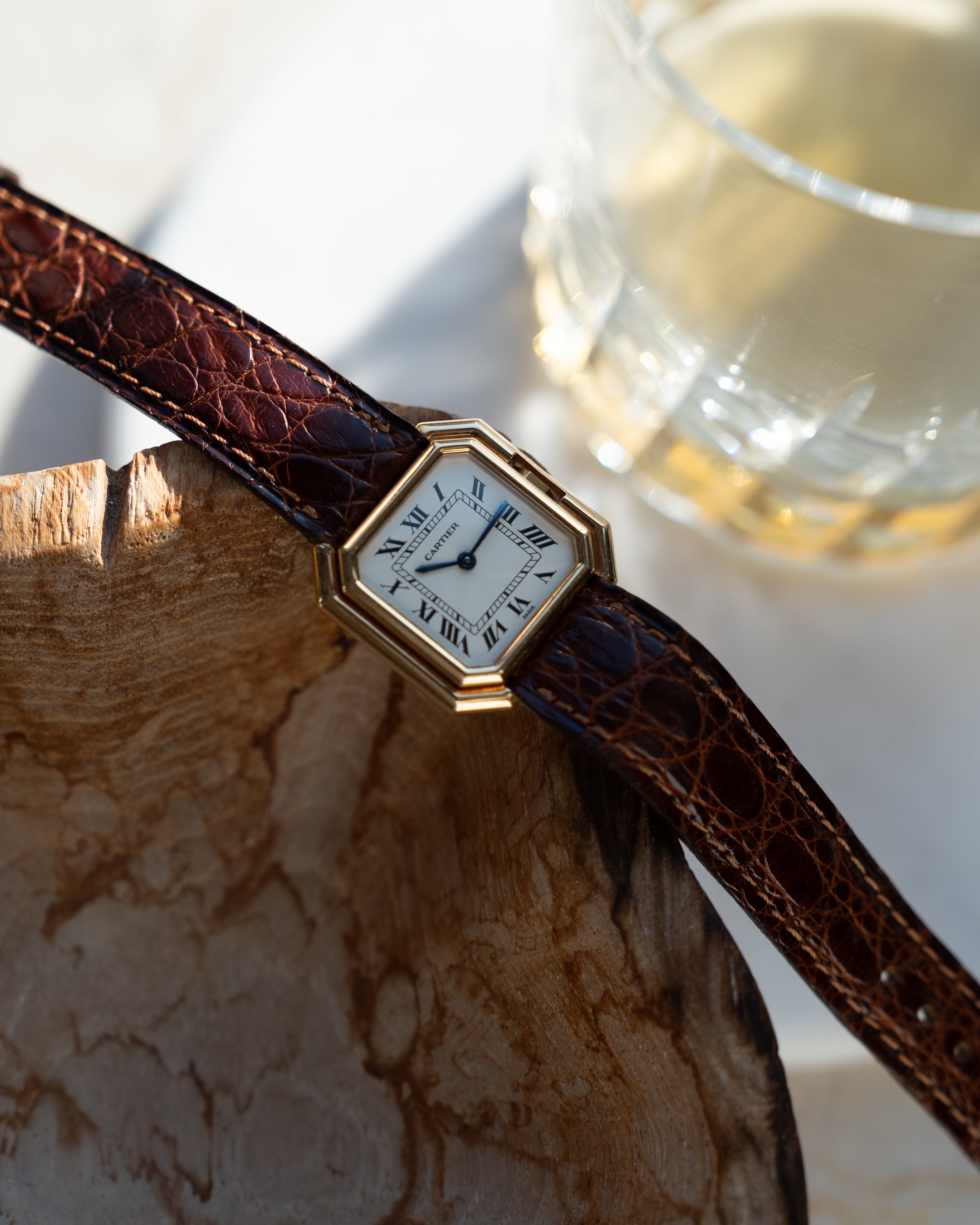 Cartier Ceinture Yellow Gold, Paris Dial, SM - mechanical movement - box and papers